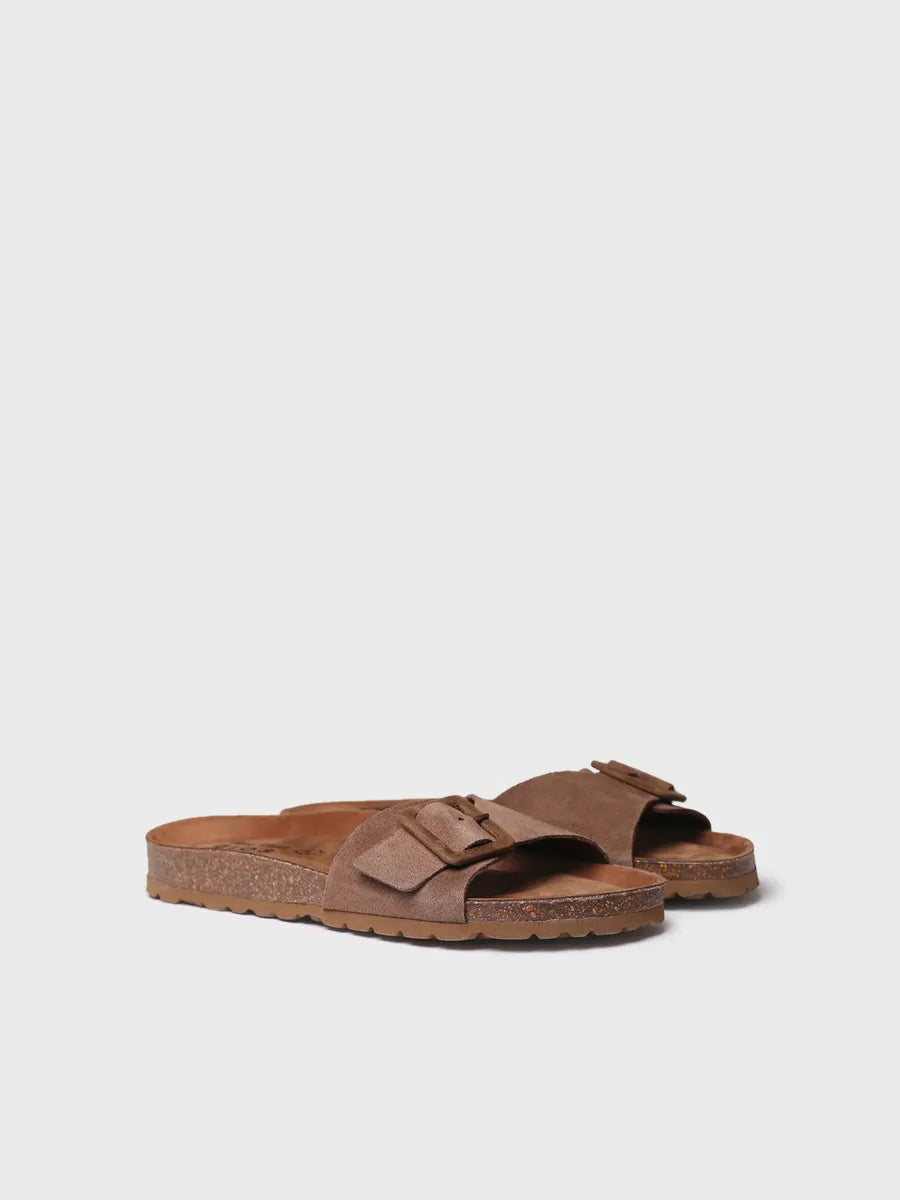 Toni Pons Glide-QT sandale femme liège taupe