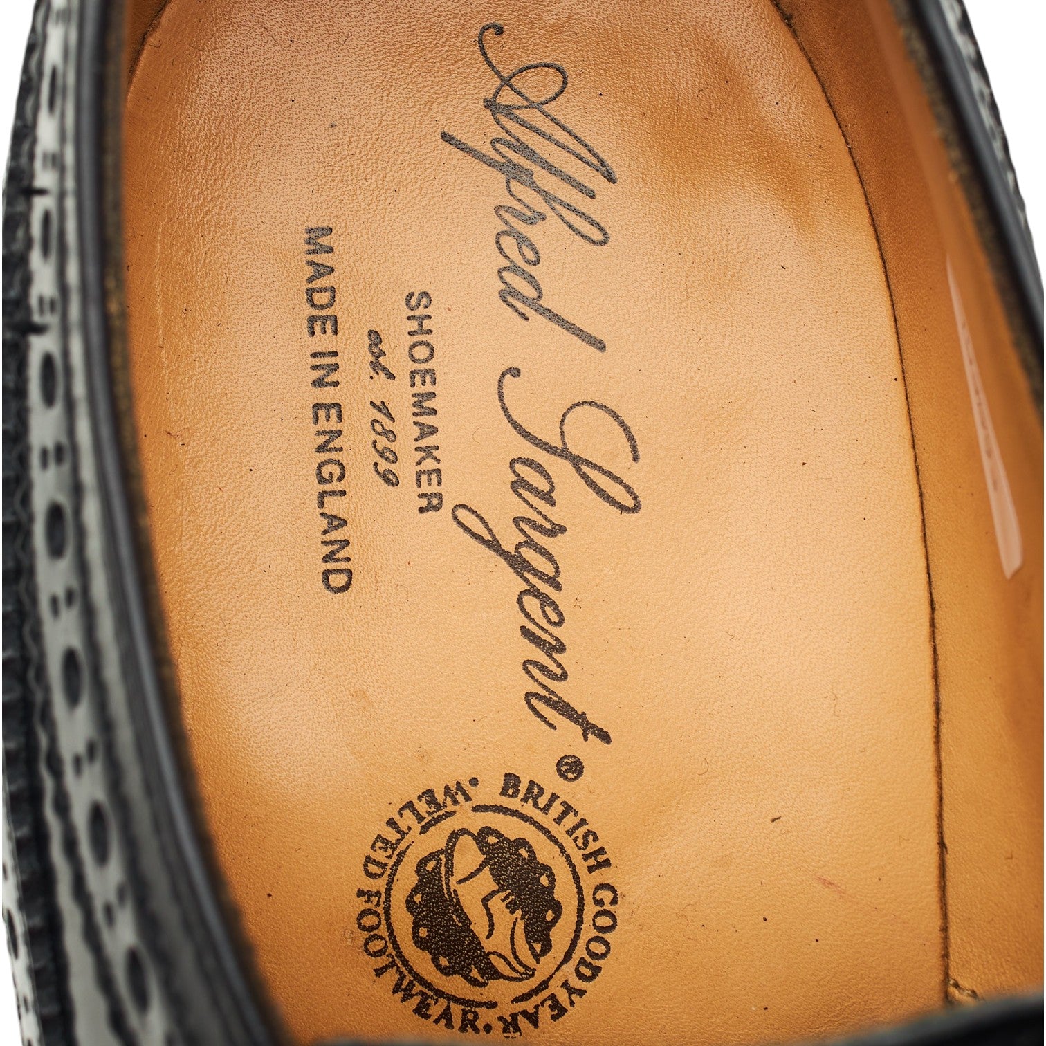 Alfred Sargent Washington derby cuir noir 8
