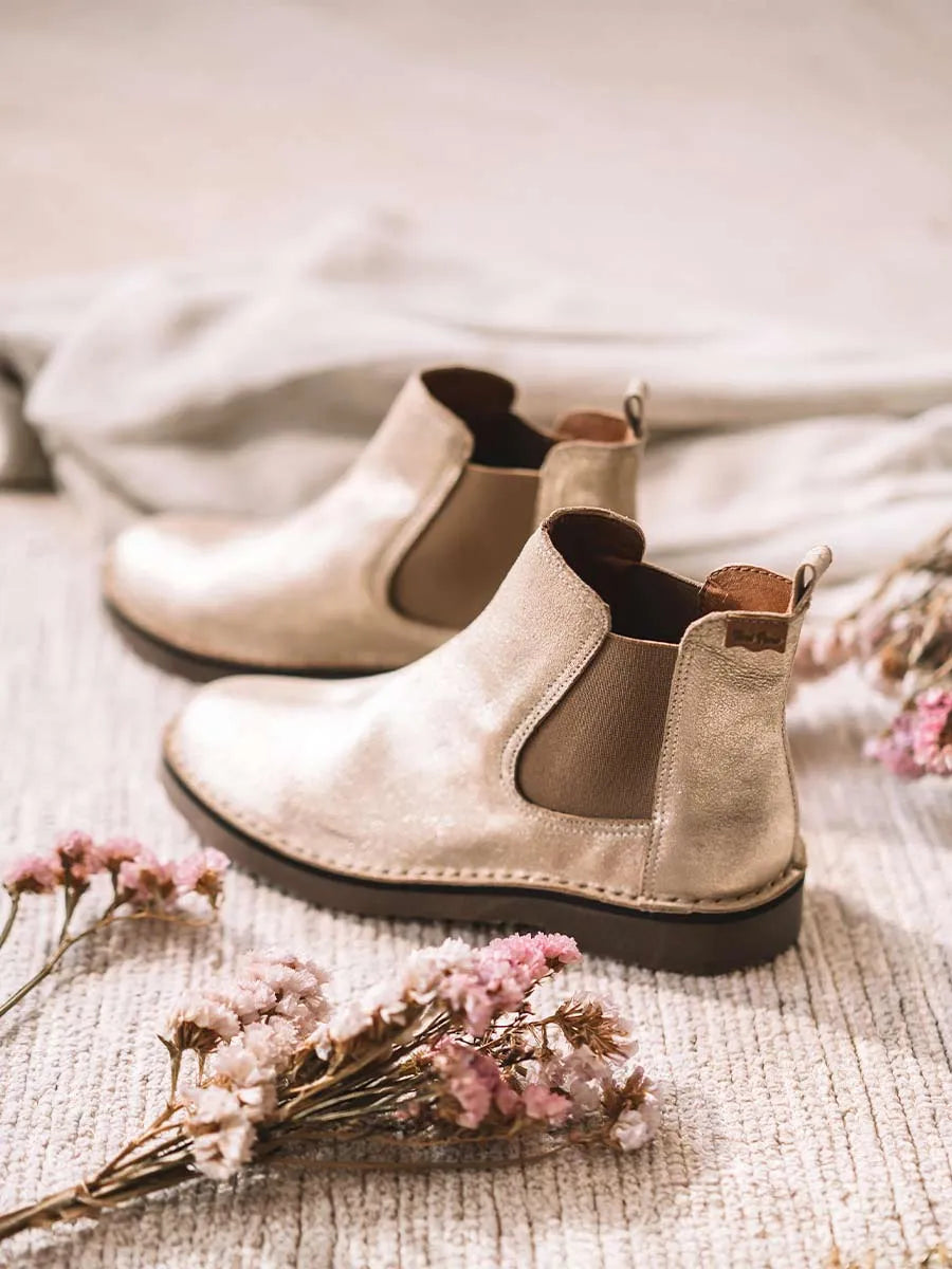 Toni Pons Isa-PL bottines femme cuir argenté