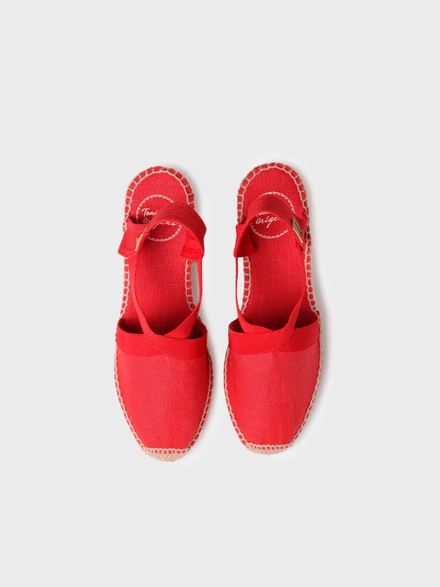 Toni Pons Ter espadrilles compensées lin vegan talon 4 cm