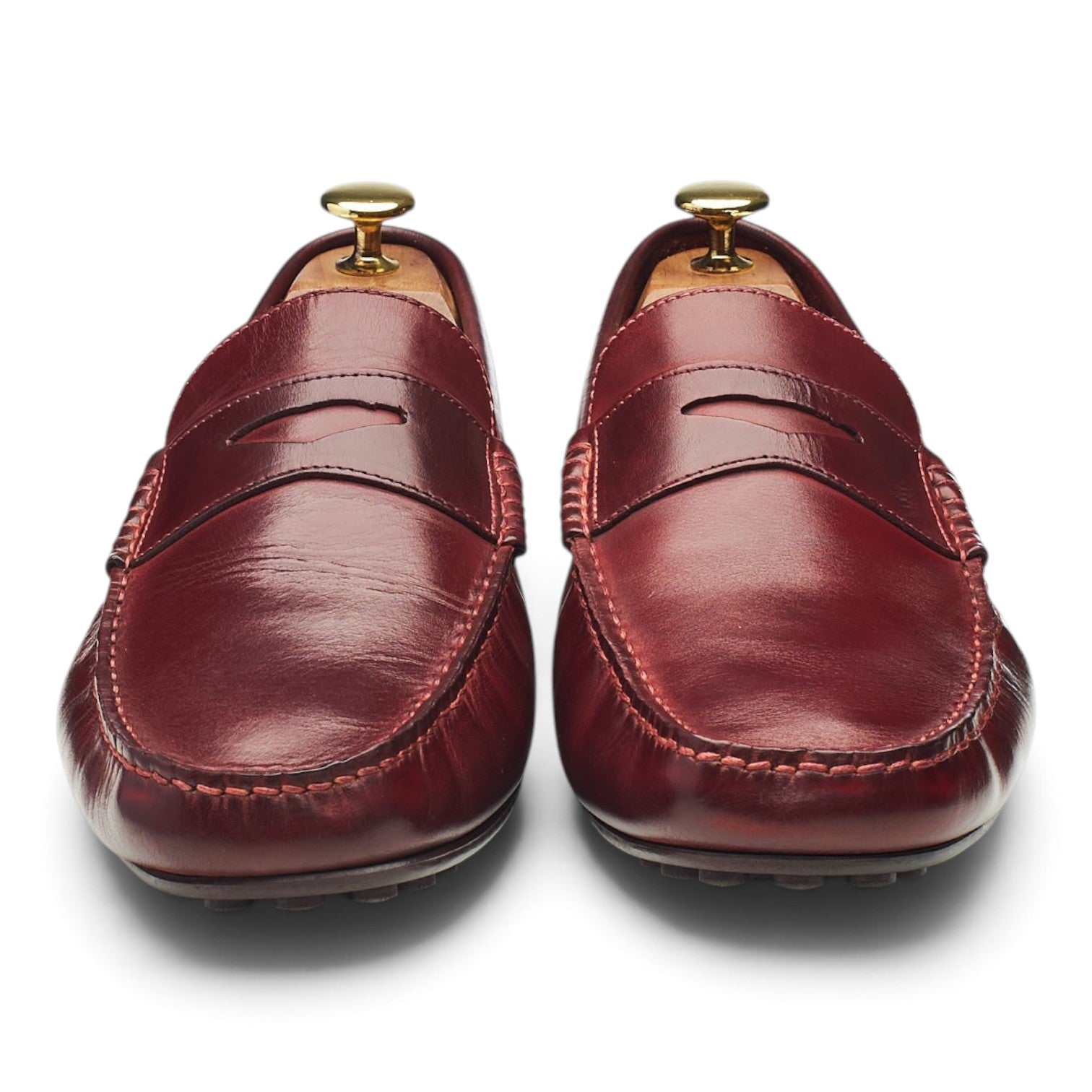 Cheaney Donnington mocassins cuir bordeaux pointure UK 8