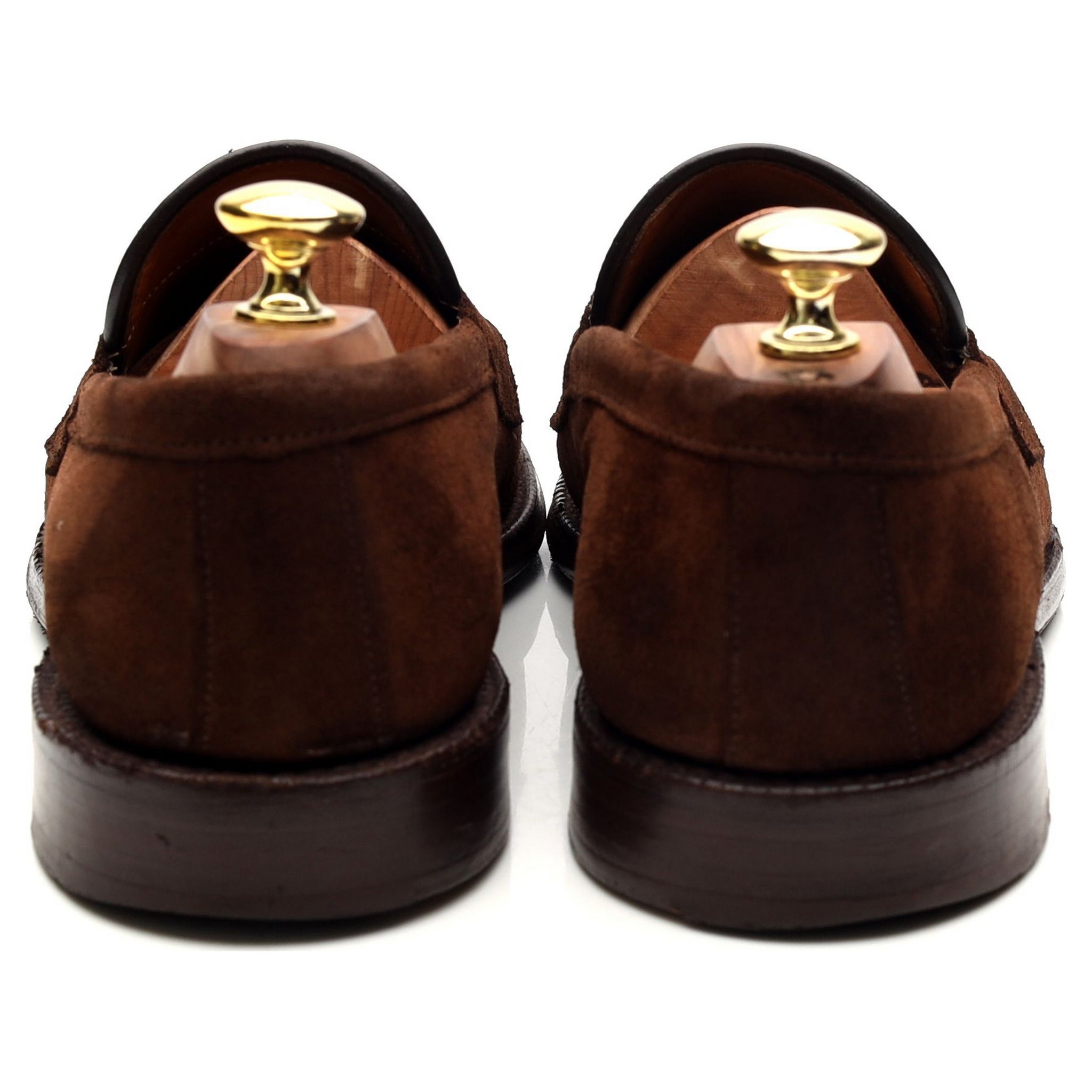 Cheaney Howard mocassins homme daim marron UK 7