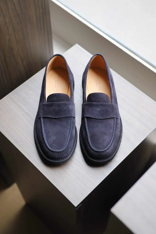 Malfroid Tilsitt Loft mocassin daim