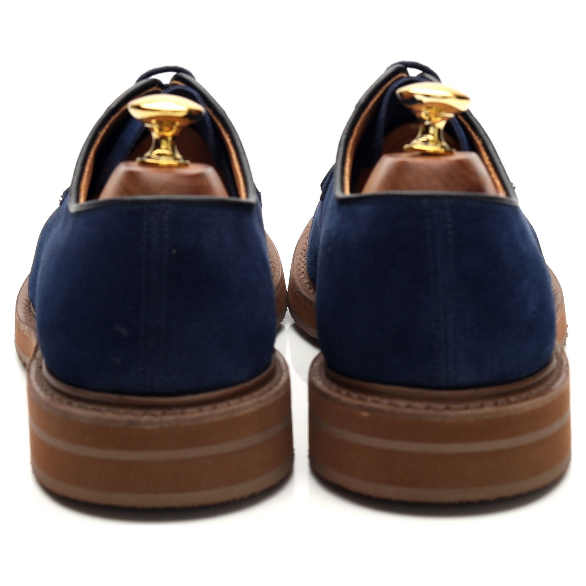 Church's Fulbeck derby suède bleu pointure 6.5 large