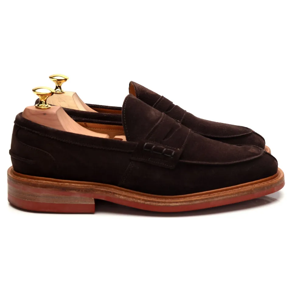 Tricker's James mocassin daim marron UK 7