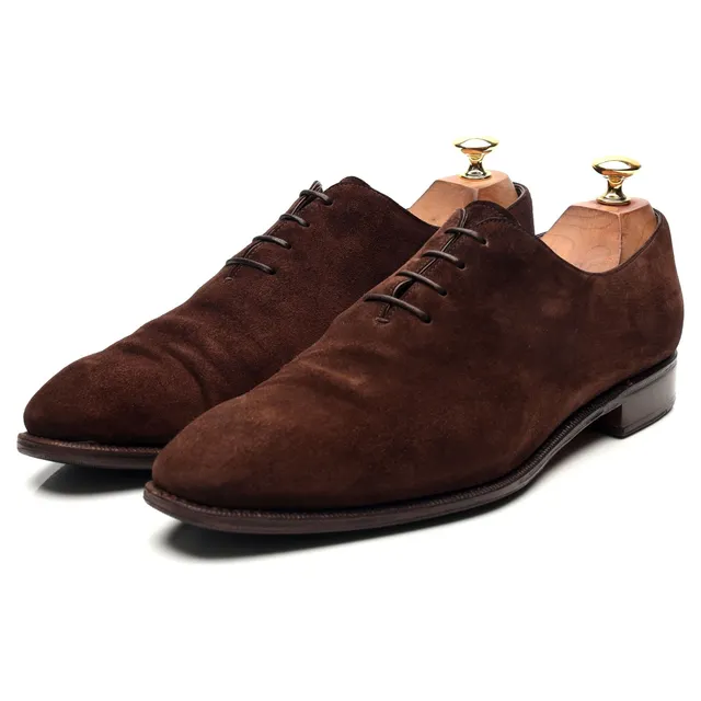Carmina 910 oxford cuir suède marron pointure 9.5