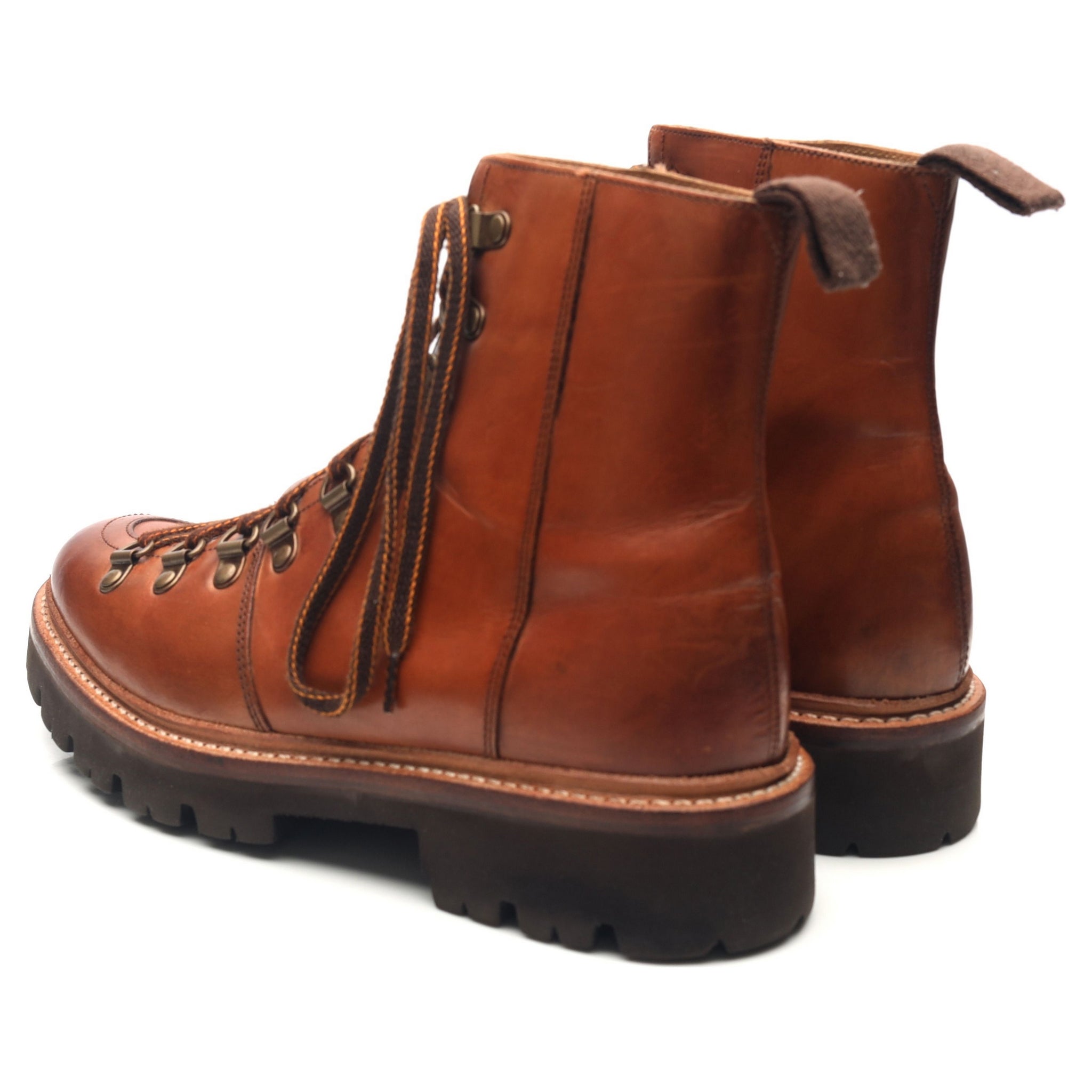 Grenson Nanette boots rando cuir marron UK 5.5 femme