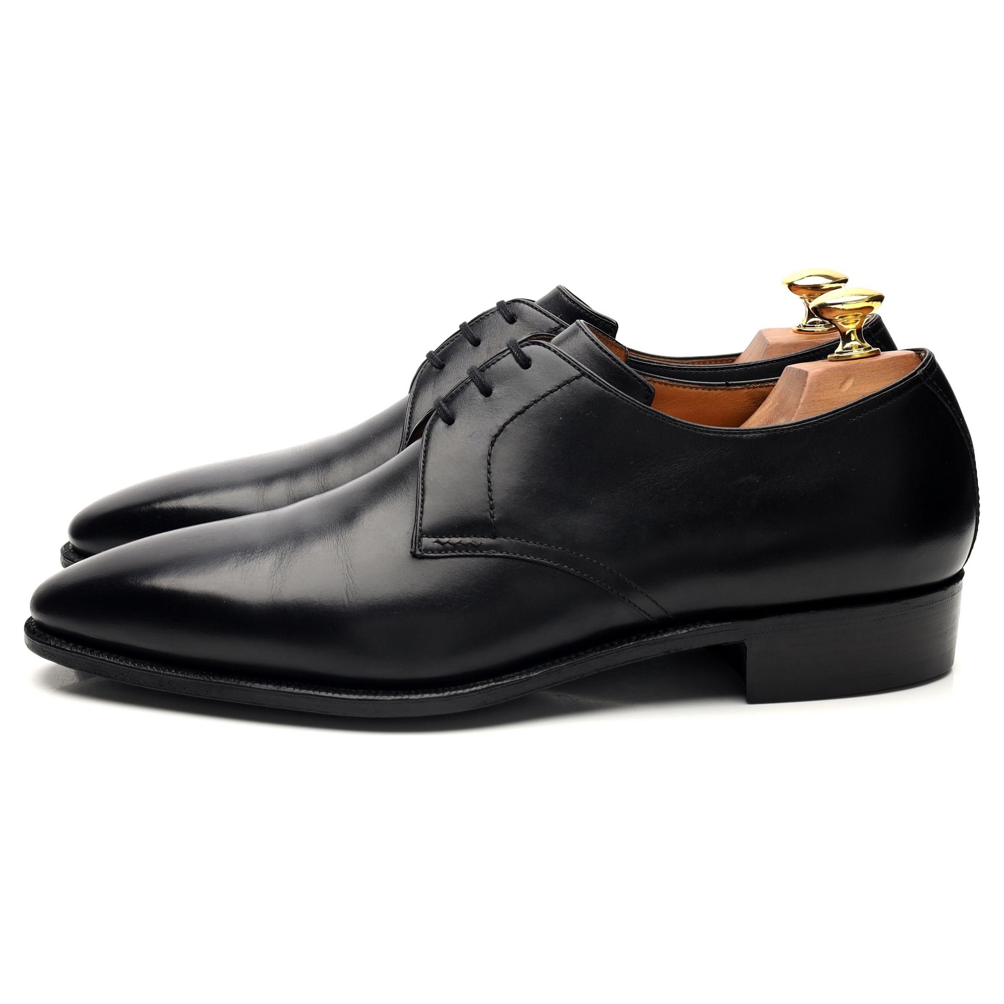 Corthay Sergio derby cuir noir pointure 9.5
