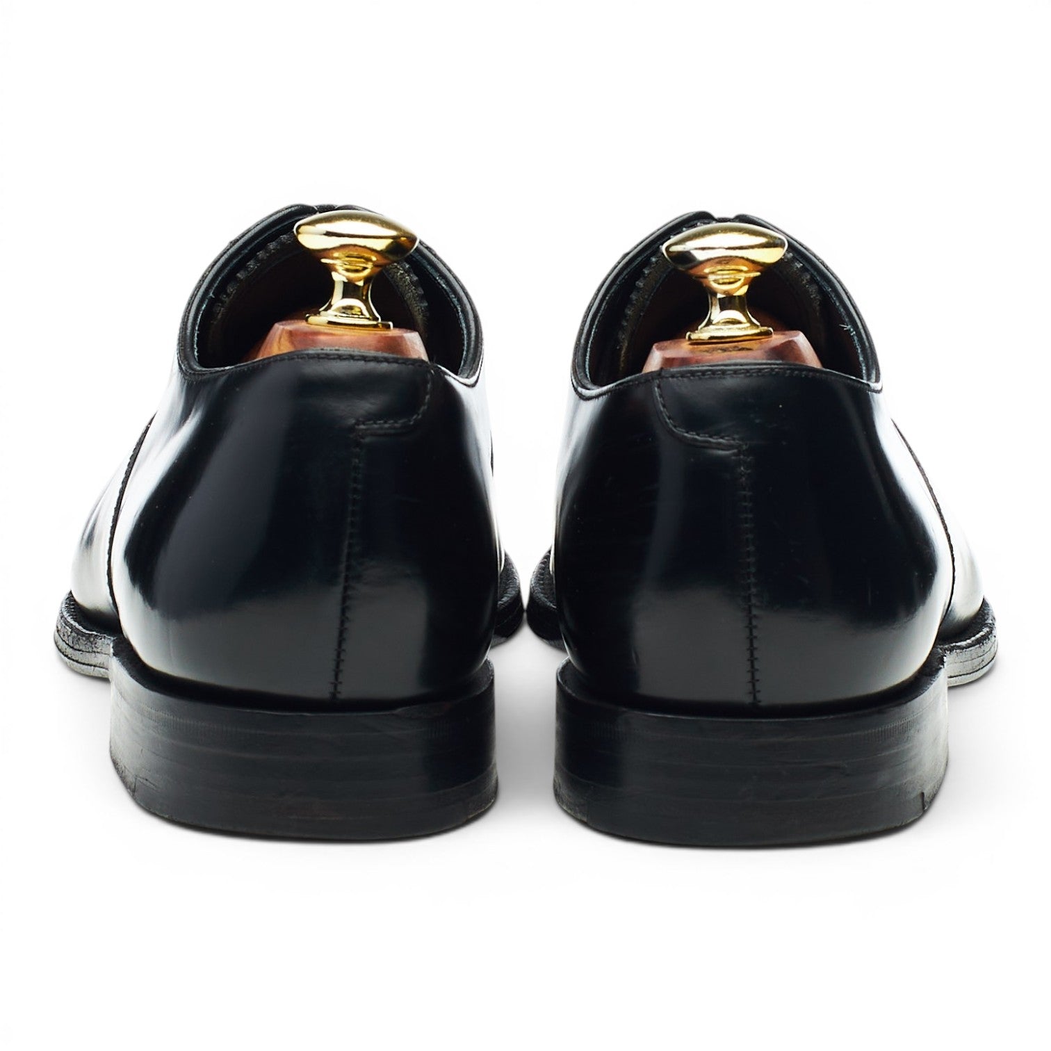 Herring Knightsbridge oxford cuir noir 7.5 bout droit