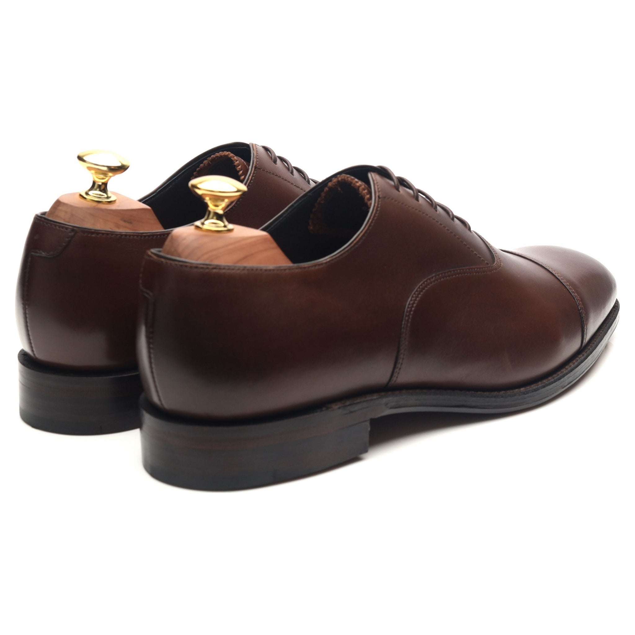 Herring Knightsbridge richelieu cuir marron 8.5 cousu Goodyear