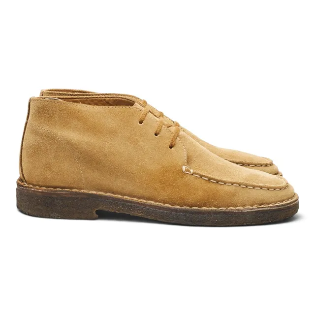 Drake's Crosby boots chukka daim sable UK 8