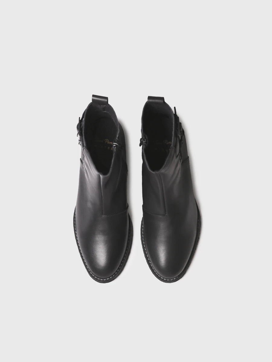 Toni Pons Palencia-P bottine cuir boucles talon 4 cm