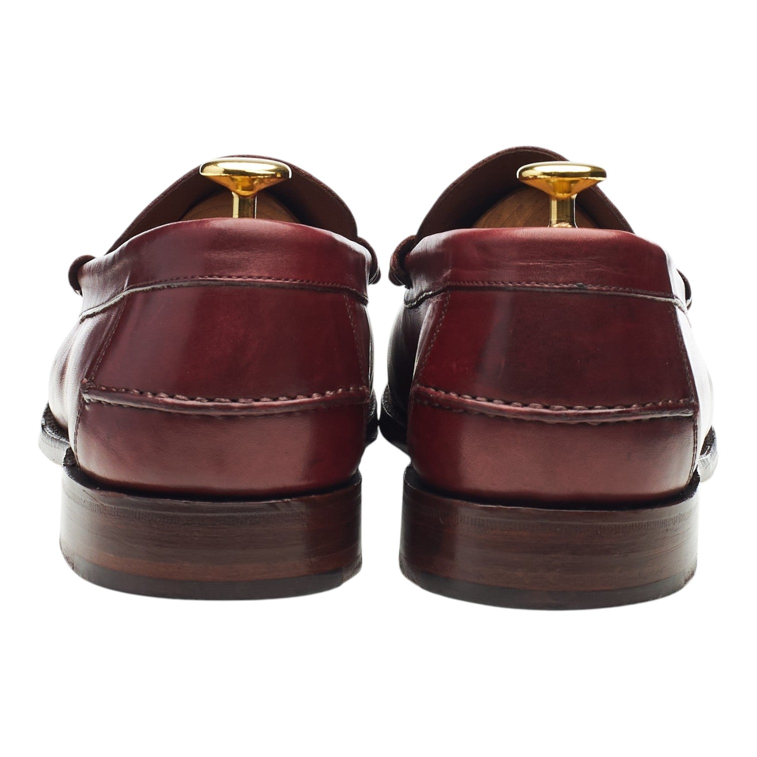Loake 1880 Hackney mocassins cuir bordeaux 8 UK