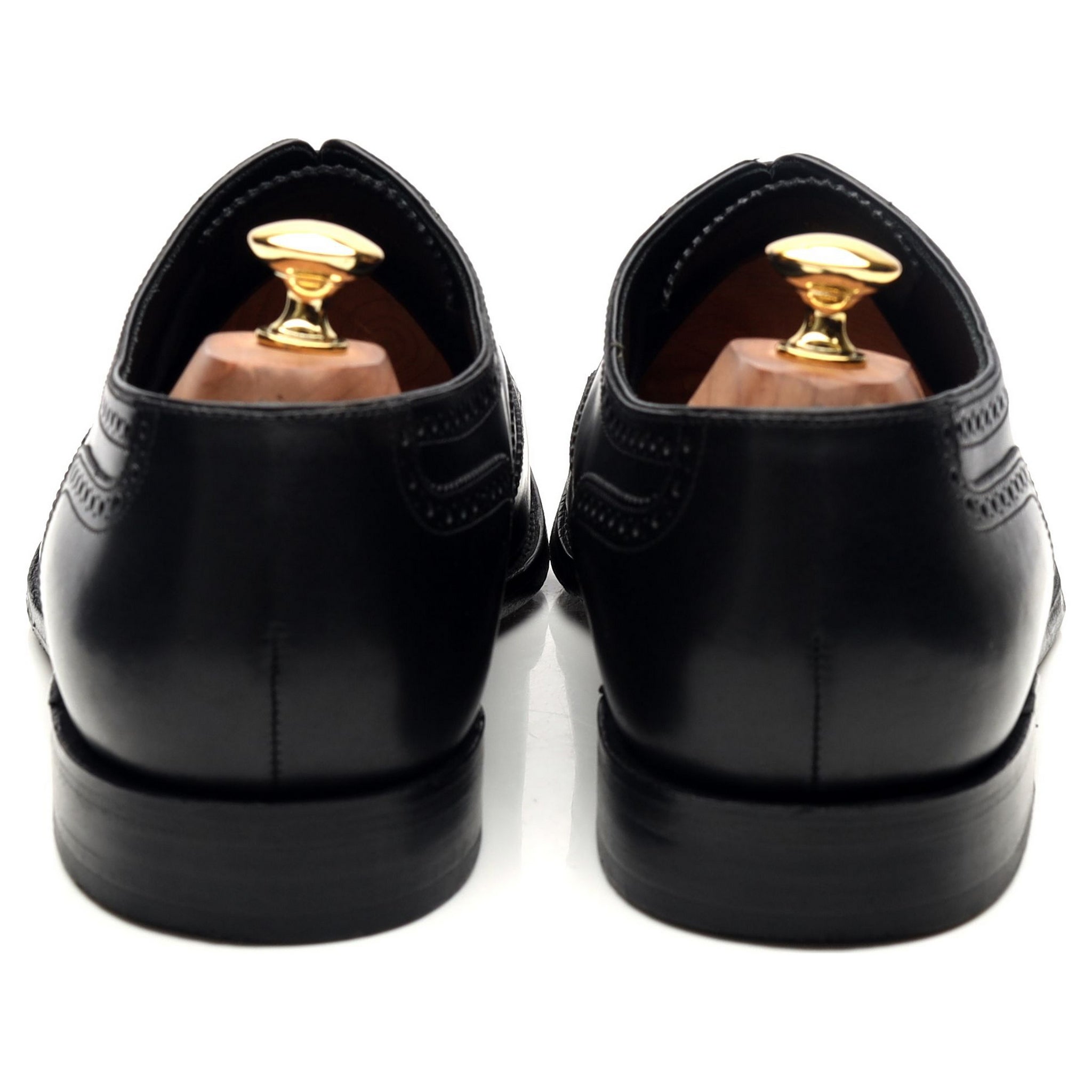 Loake 1880 Buckingham oxford cuir noir pointure UK 10,5 brogue