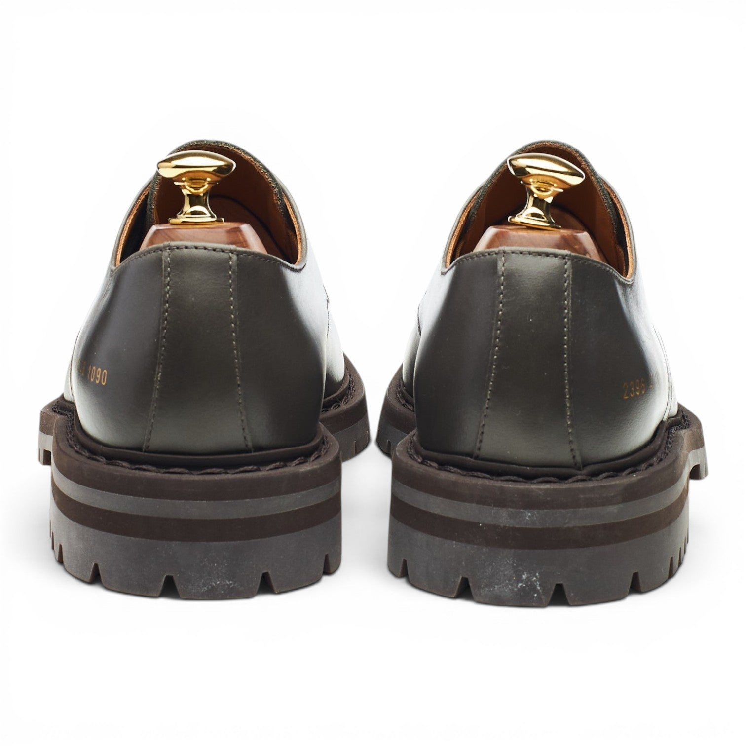 Common Projects derby cuir gris 6 UK
