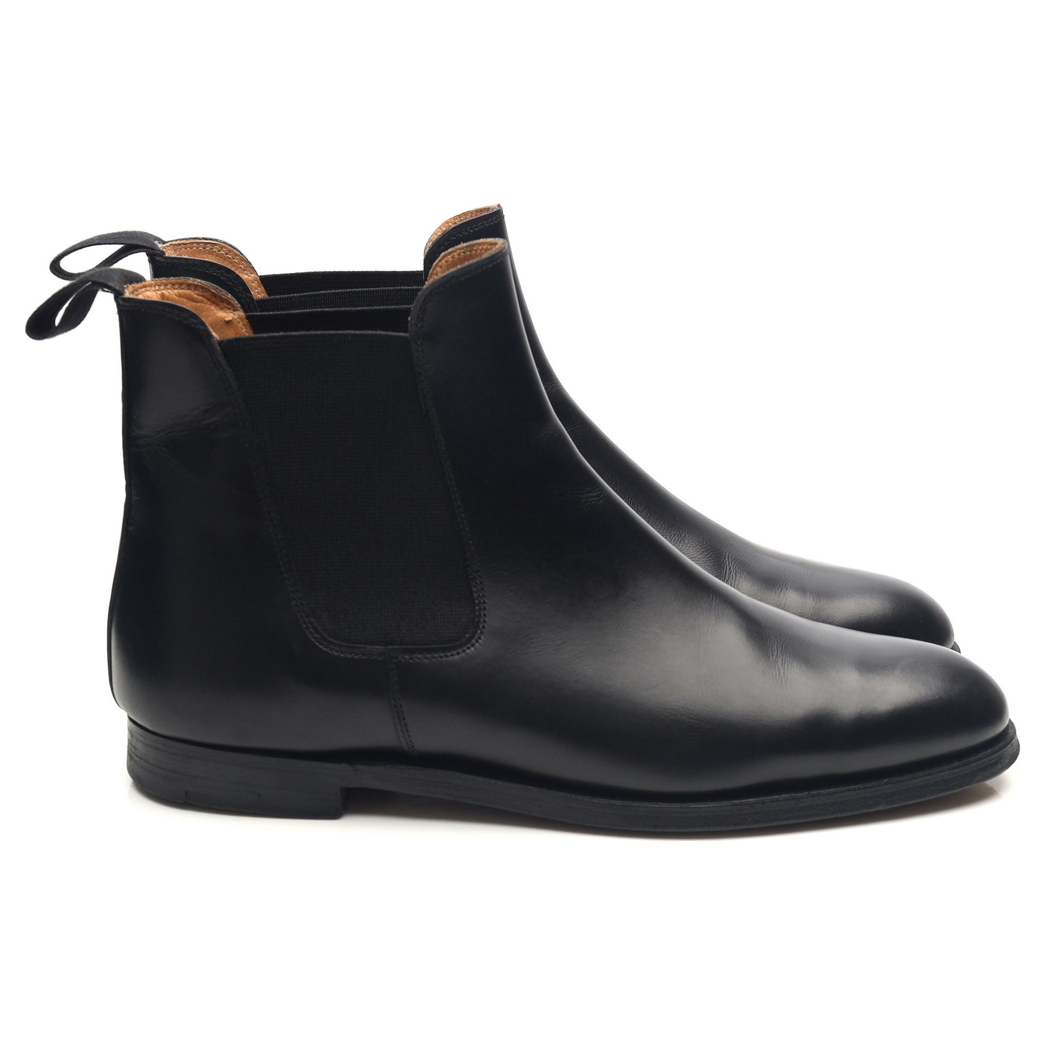Crockett & Jones Gresham bottines chelsea cuir noir UK 6