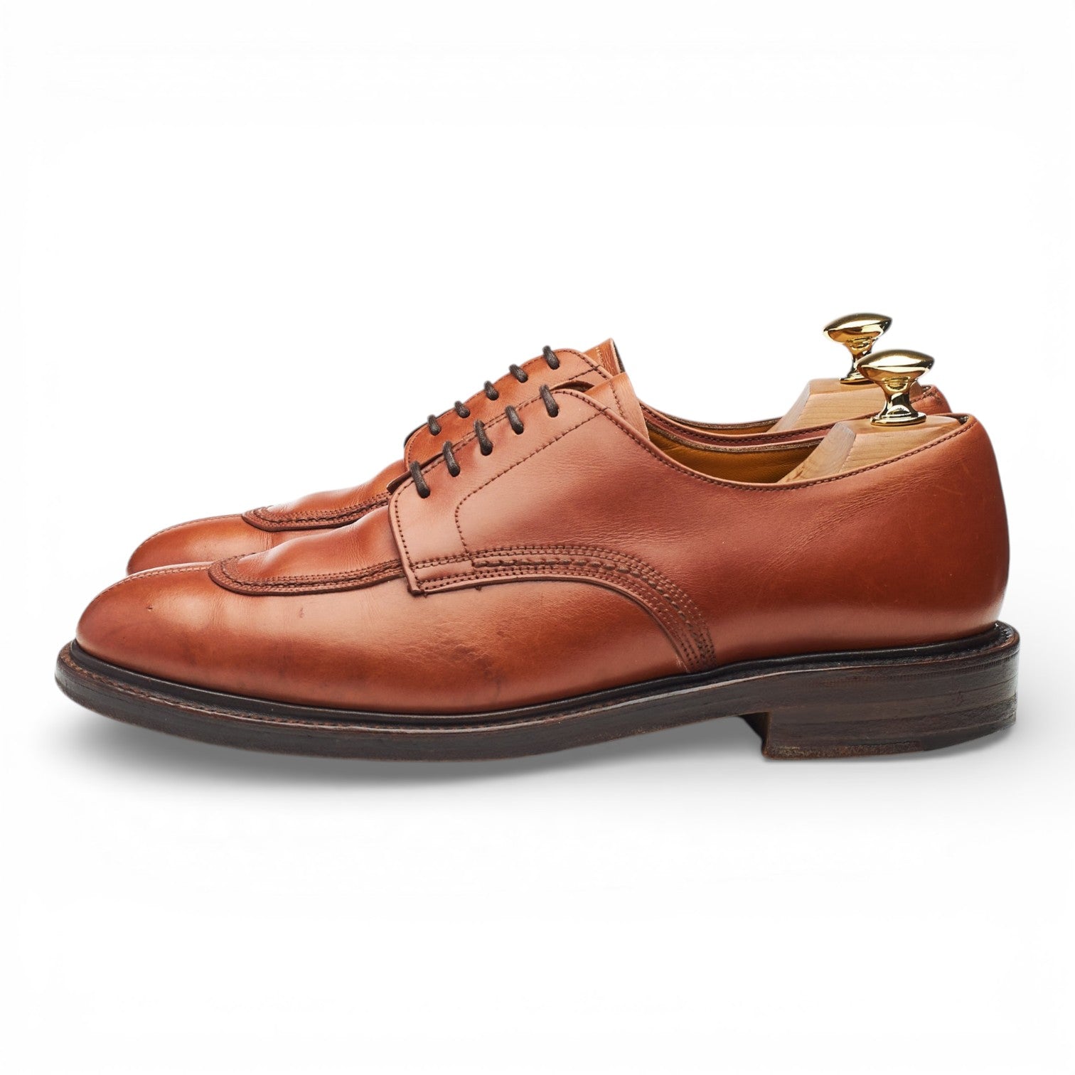 Grenson Vintage derby cuir marron clair UK 6.5
