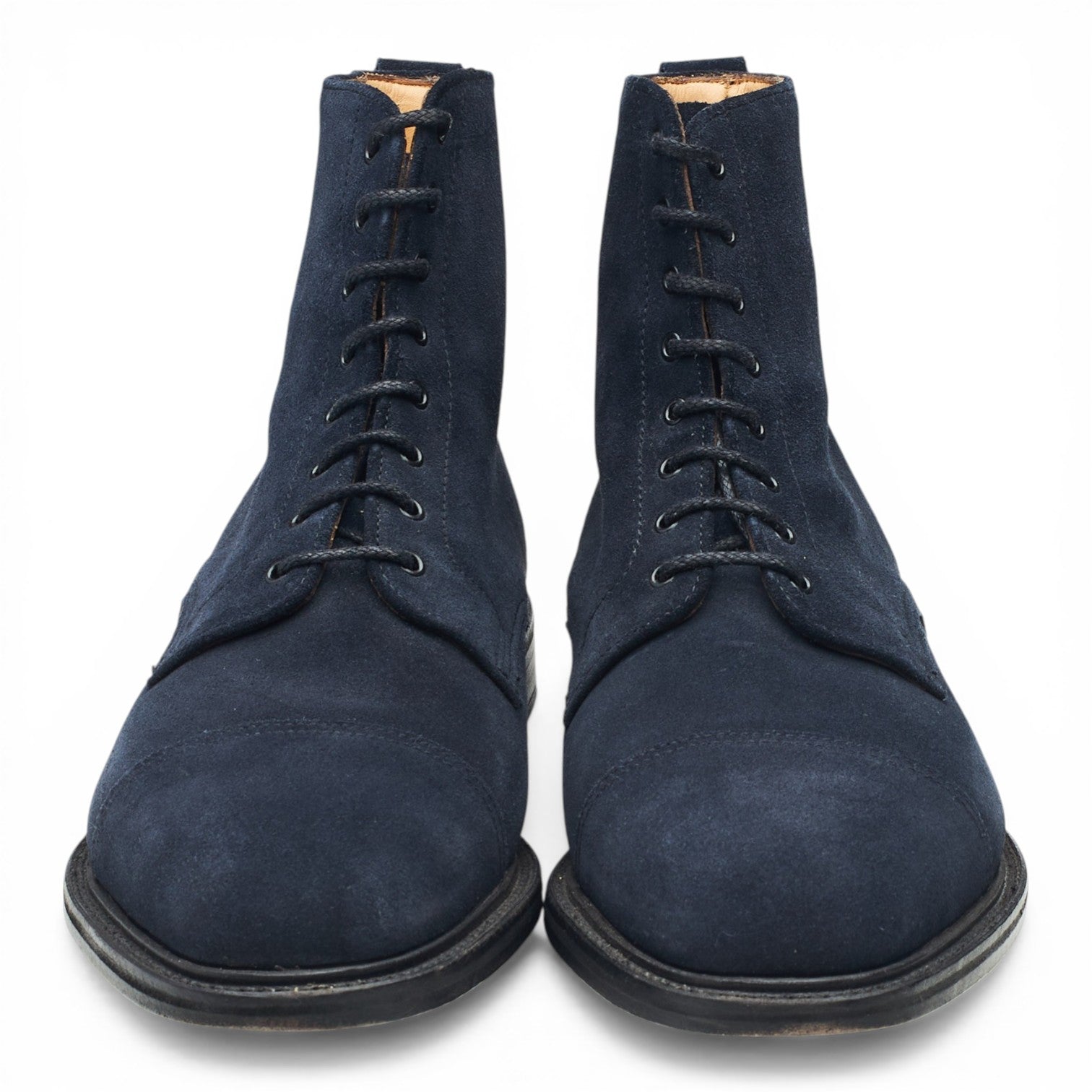 Alfred Sargent bottine suède bleu marine UK 10.5
