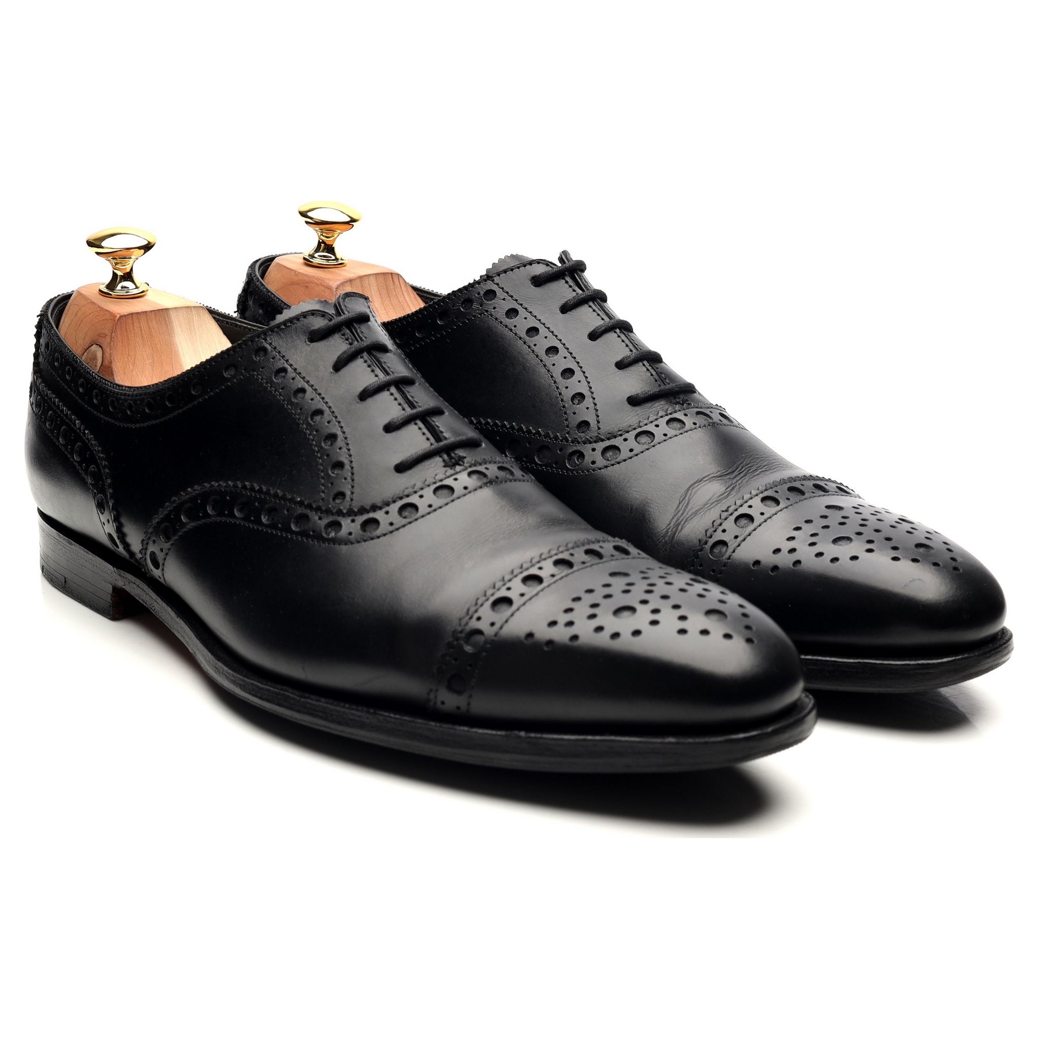 Crockett & Jones Richard James richelieu noir UK 10 cuir