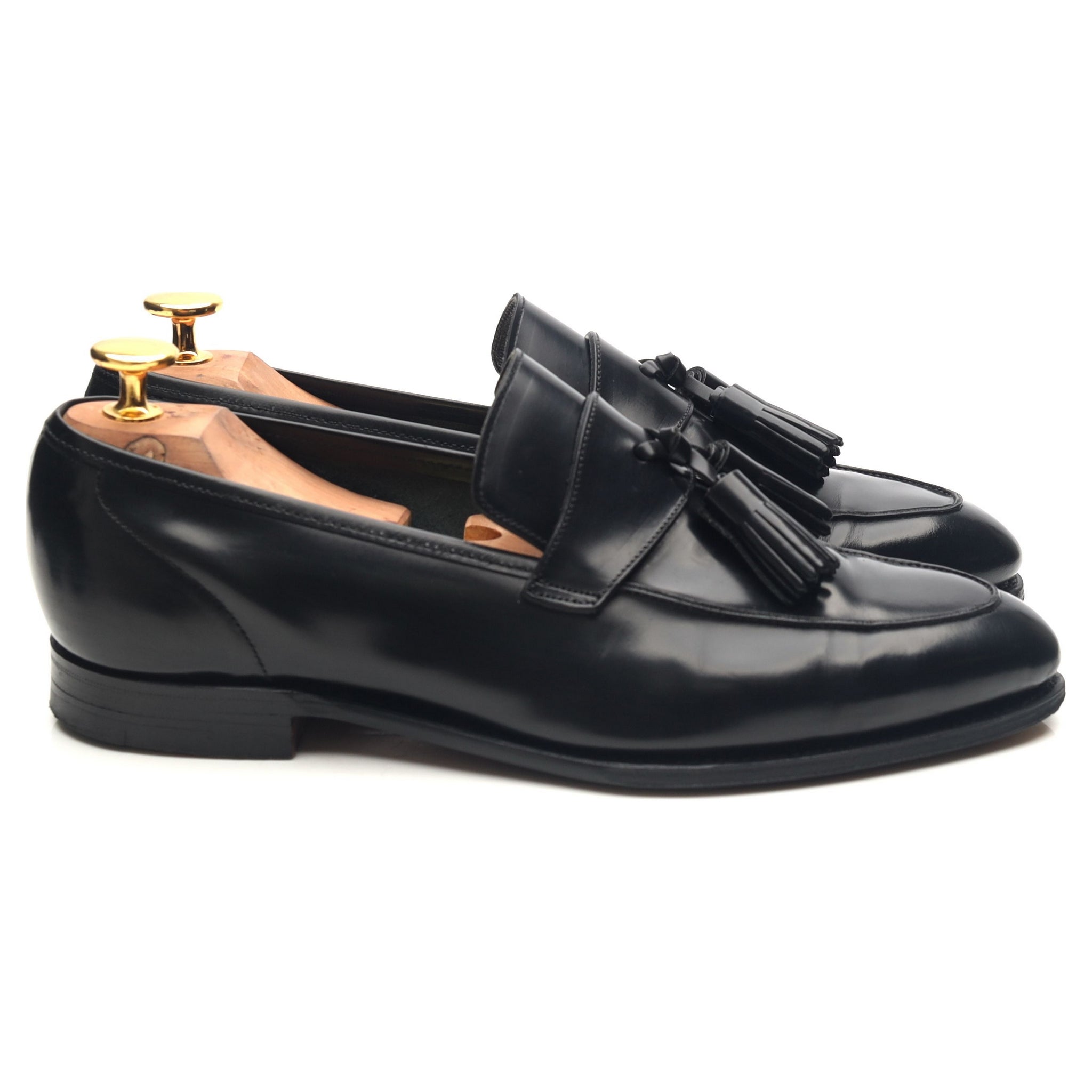 Crockett & Jones Sophie mocassins cuir noir UK 5.5