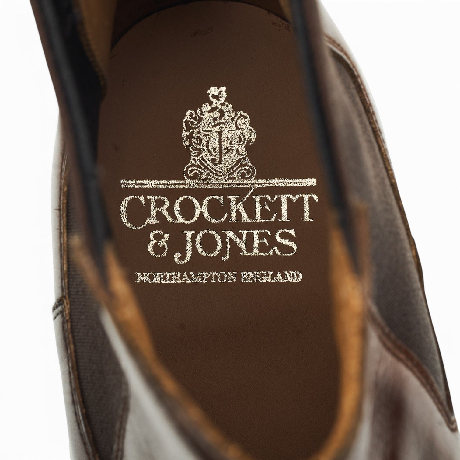 Crockett & Jones Lingfield bottines chelsea cuir marron 7.5