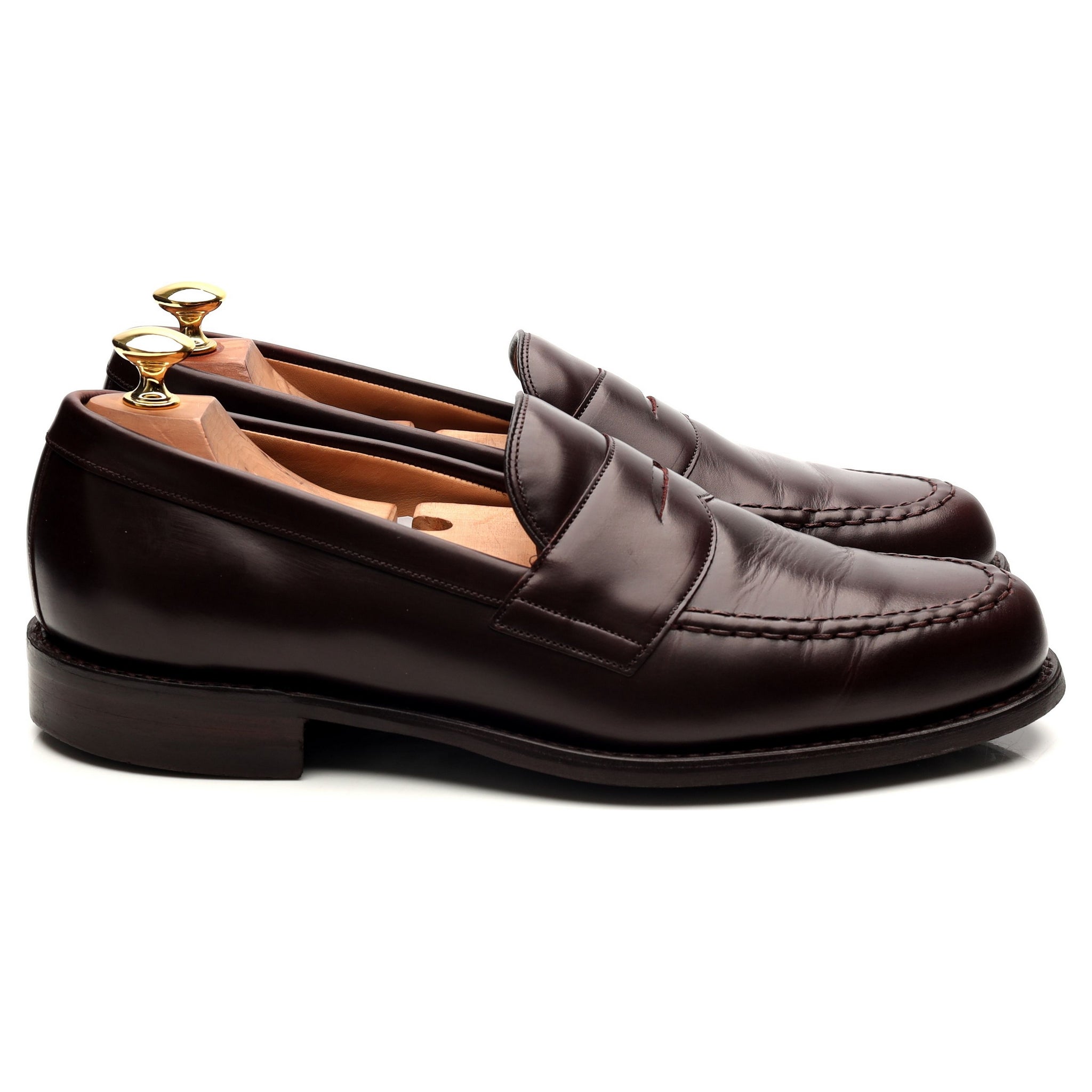 Cheaney Howard Mocassins cuir bordeaux UK 9 F