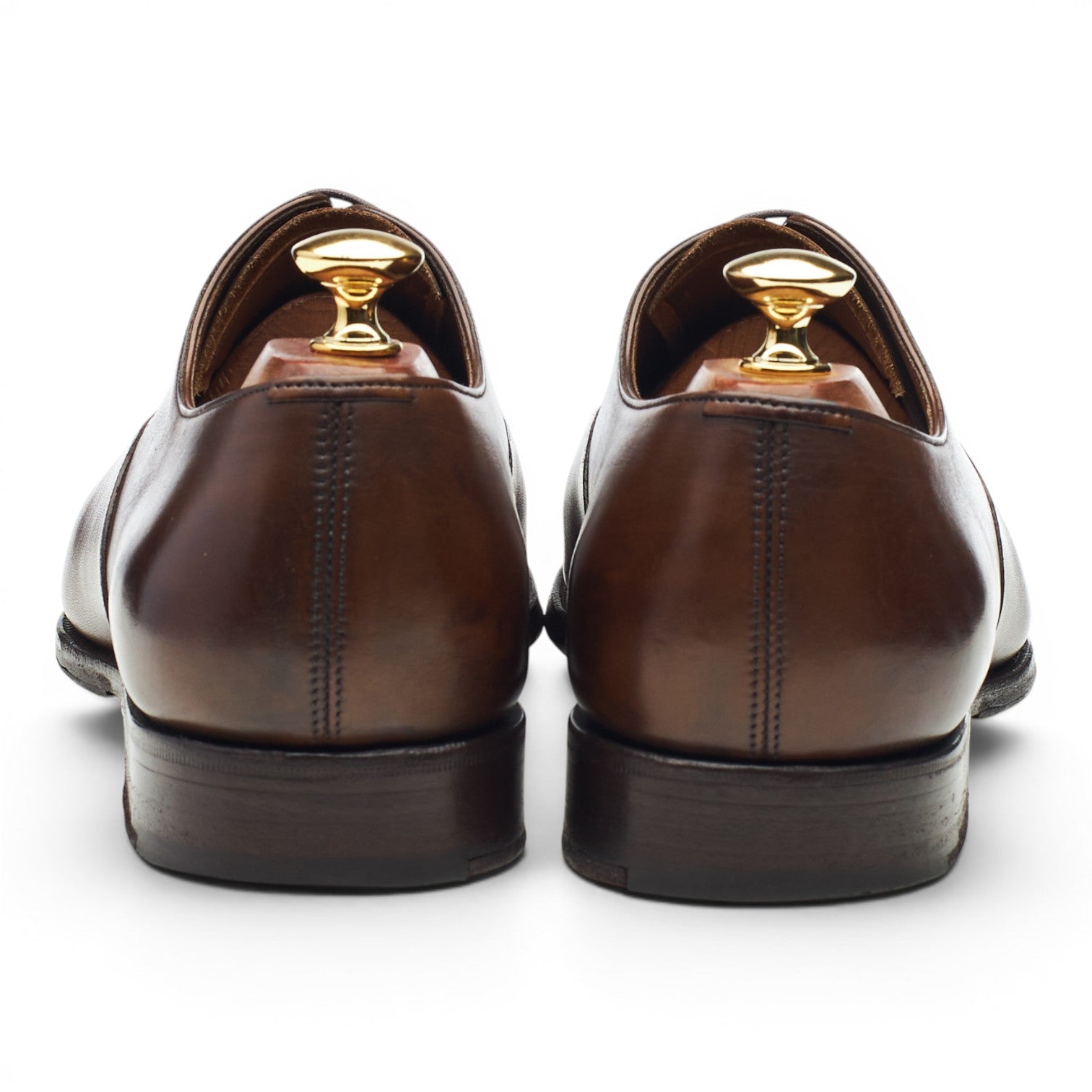 Edward Green Chelsea oxford cuir marron UK 9