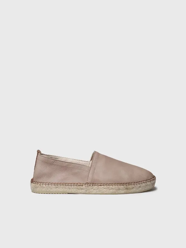 Toni Pons Mino espadrille cuir fermée homme cousue main