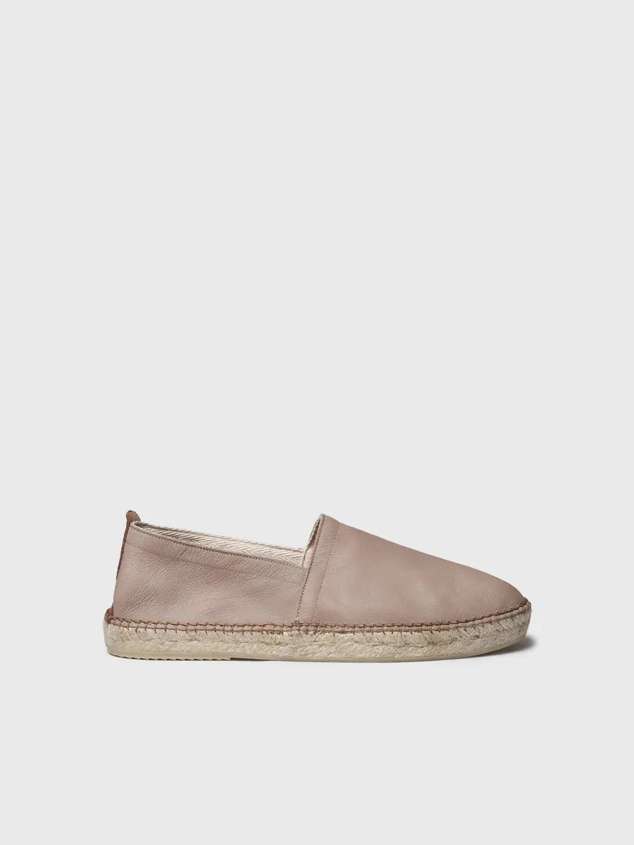 Toni Pons Mino espadrille cuir fermée homme cousue main