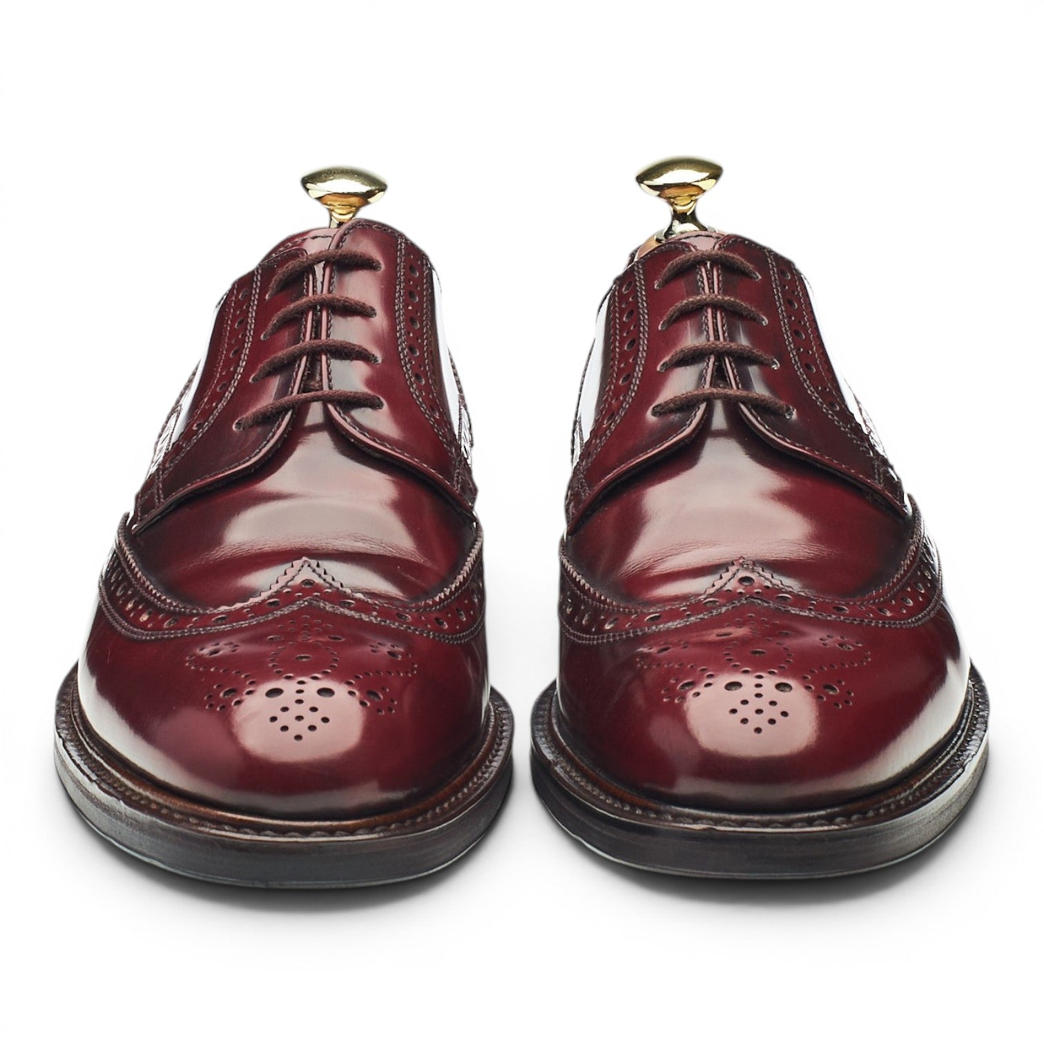 Herring Edinburgh derby cuir bordeaux pointure 7,5 semelle gomme