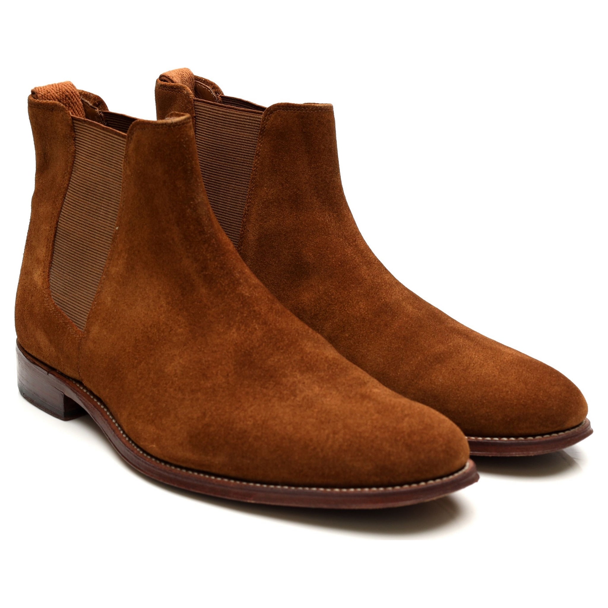 Grenson Declan boots chelsea marron pointure UK 8 suède