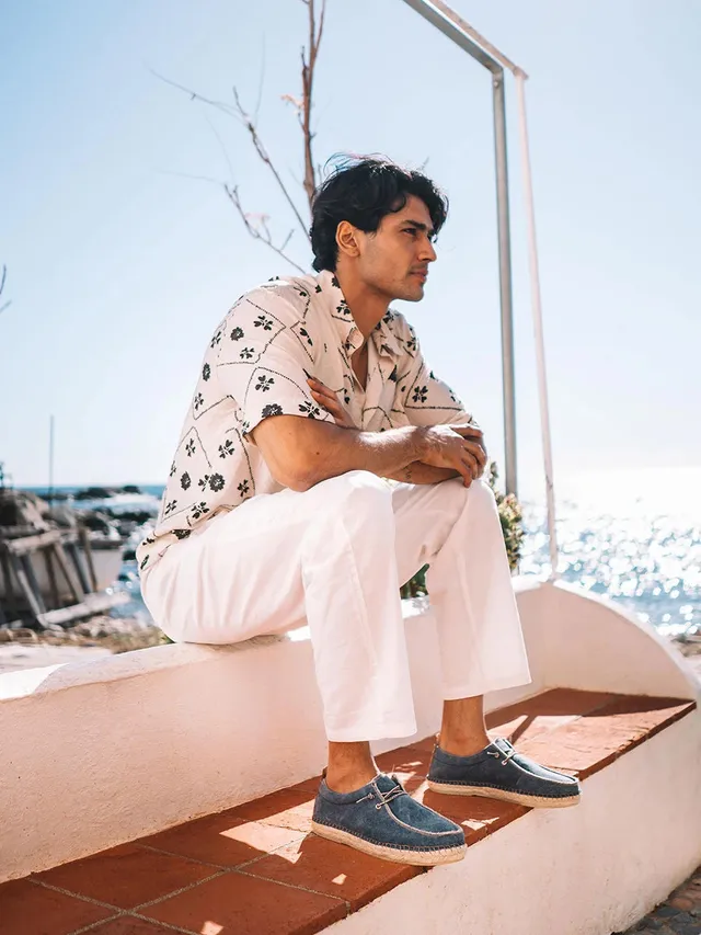 Toni Pons Odin espadrilles homme toile lacets