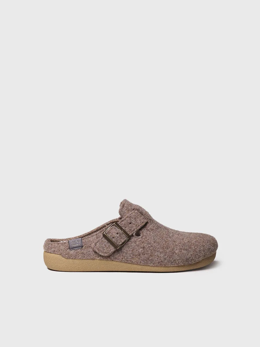 Toni Pons Norton-FP sabot homme feutre taupe