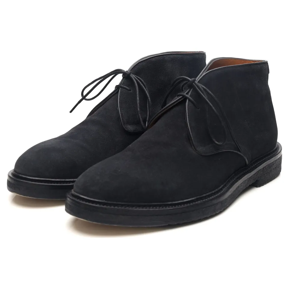 Mr P. chukka boots suède bleu marine UK 8.5
