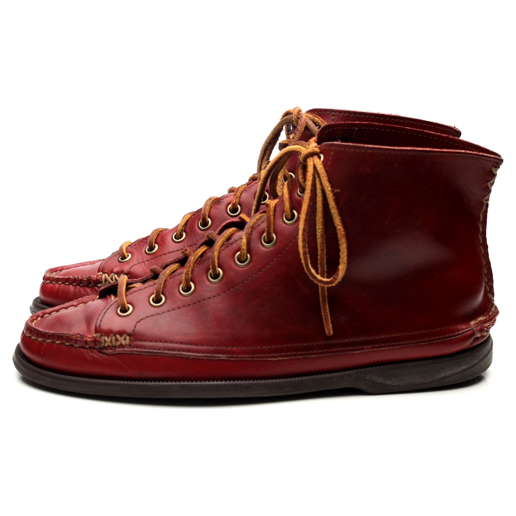 Yuketen bottes cuir rouge pointure 8 UK