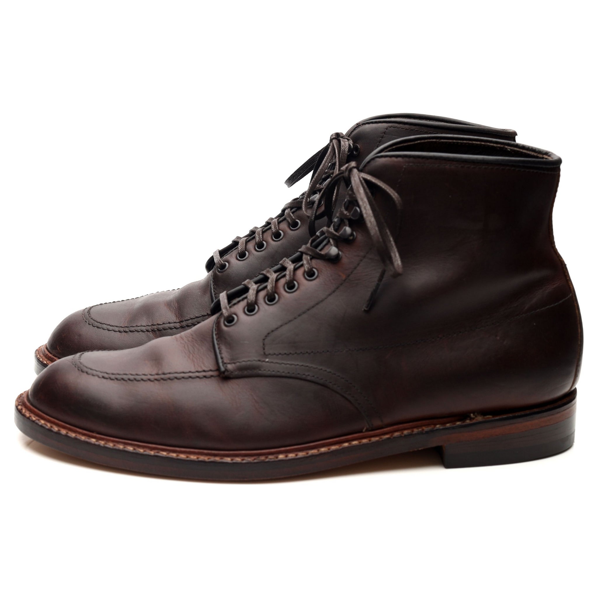 Alden Indy M5905H boots cuir marron foncé UK 8