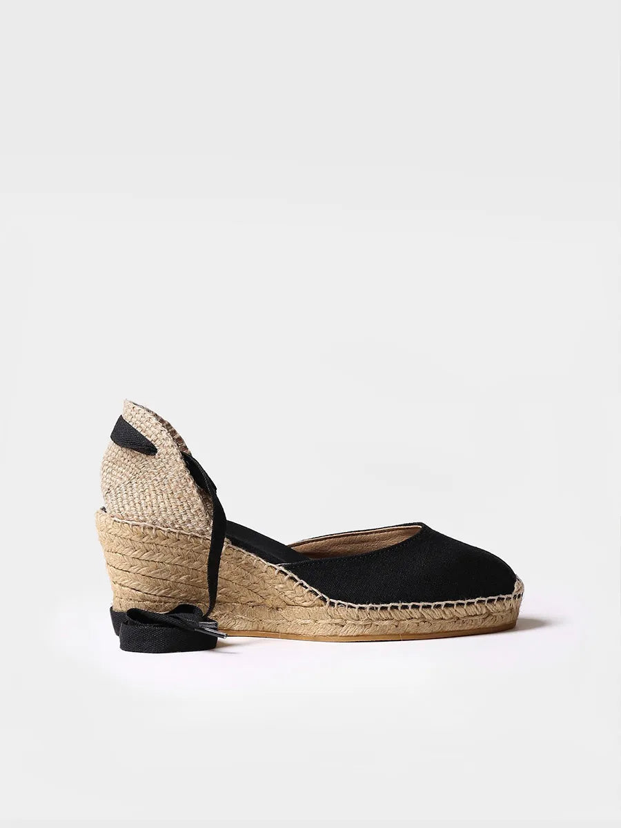 Toni Pons Calonge espadrilles compensées noires