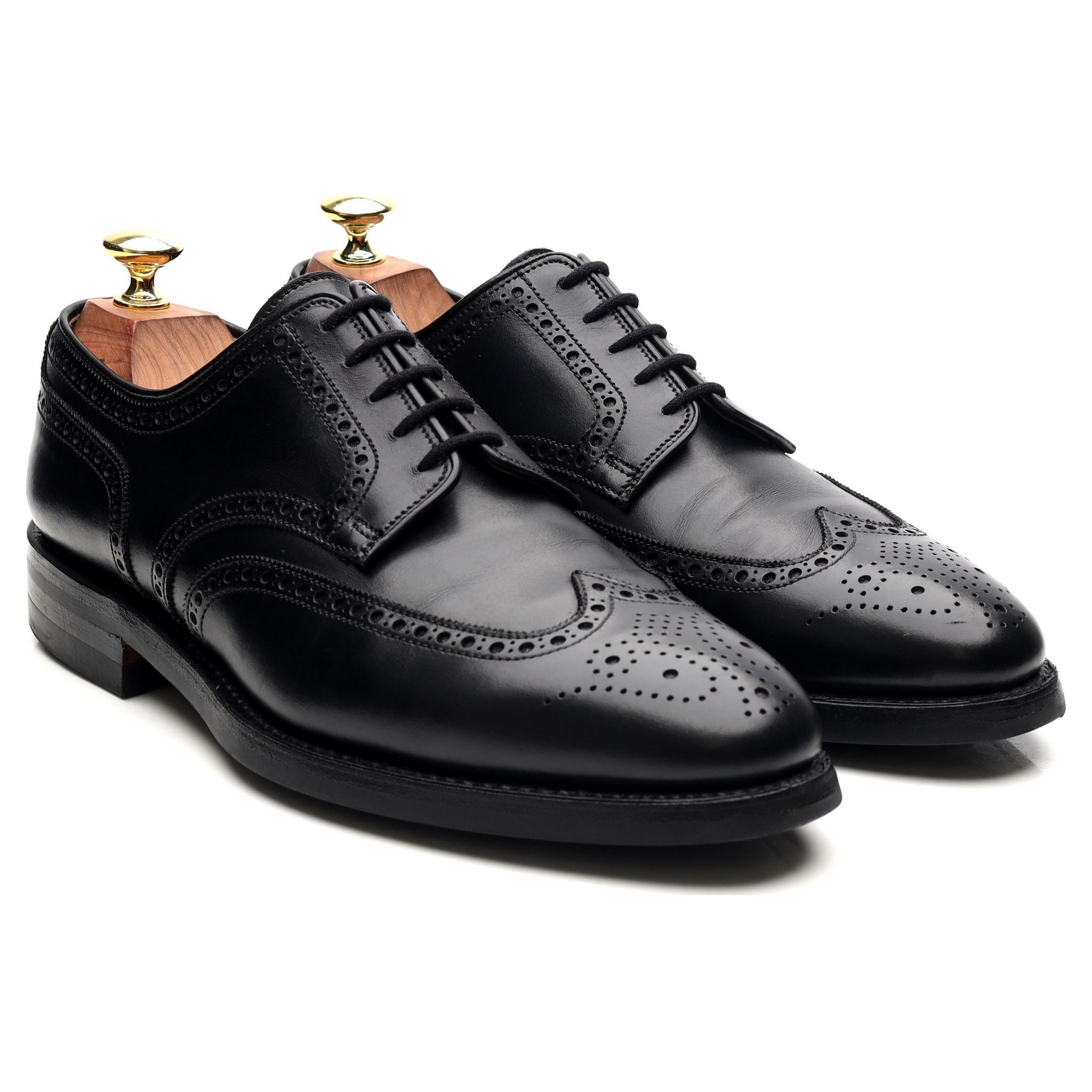 Crockett & Jones Swansea Derby cuir noir pointure UK 7.5