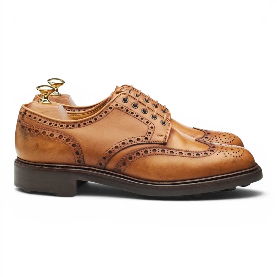 Crockett & Jones Warwick Derbys cuir tan pointure 8 UK