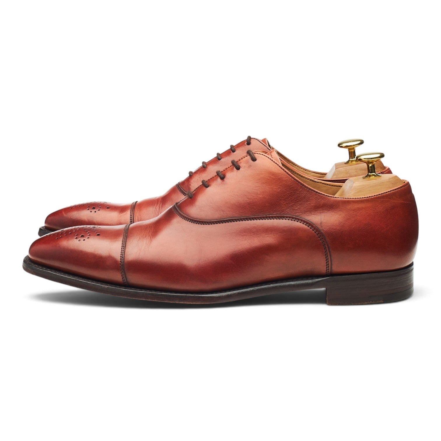 Cheaney Cambridge richelieu cuir marron pointure 8