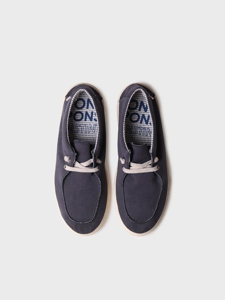 Toni Pons Ian chaussure homme toile coton bleu marine