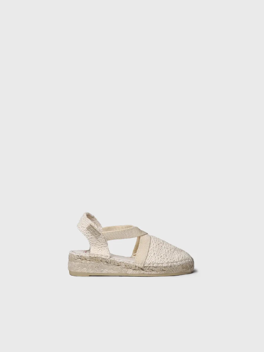 Toni Pons Edita-AD espadrille enfant crochet talon 3 cm