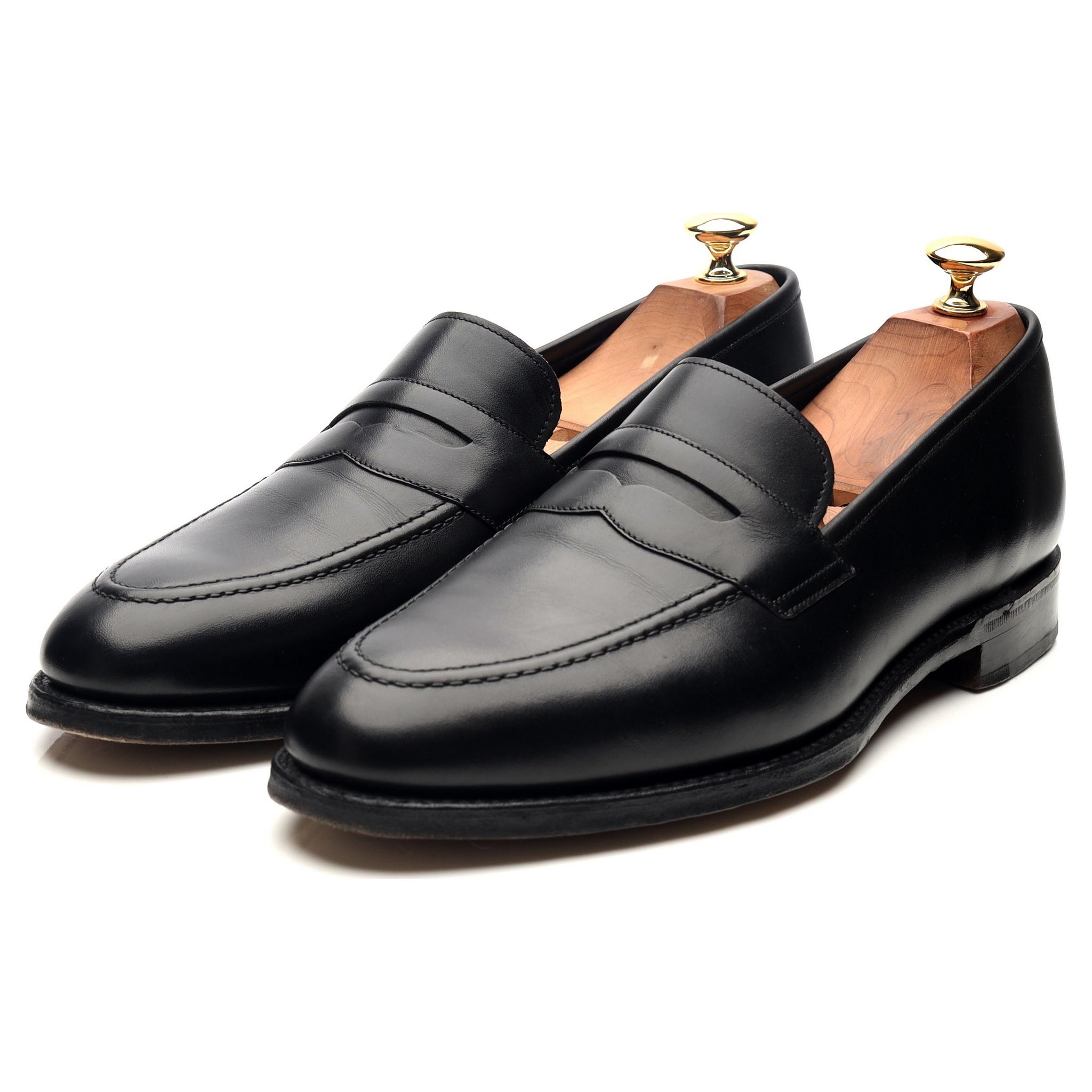 Loake 1880 Whitehall mocassins cuir noir pointure UK 9