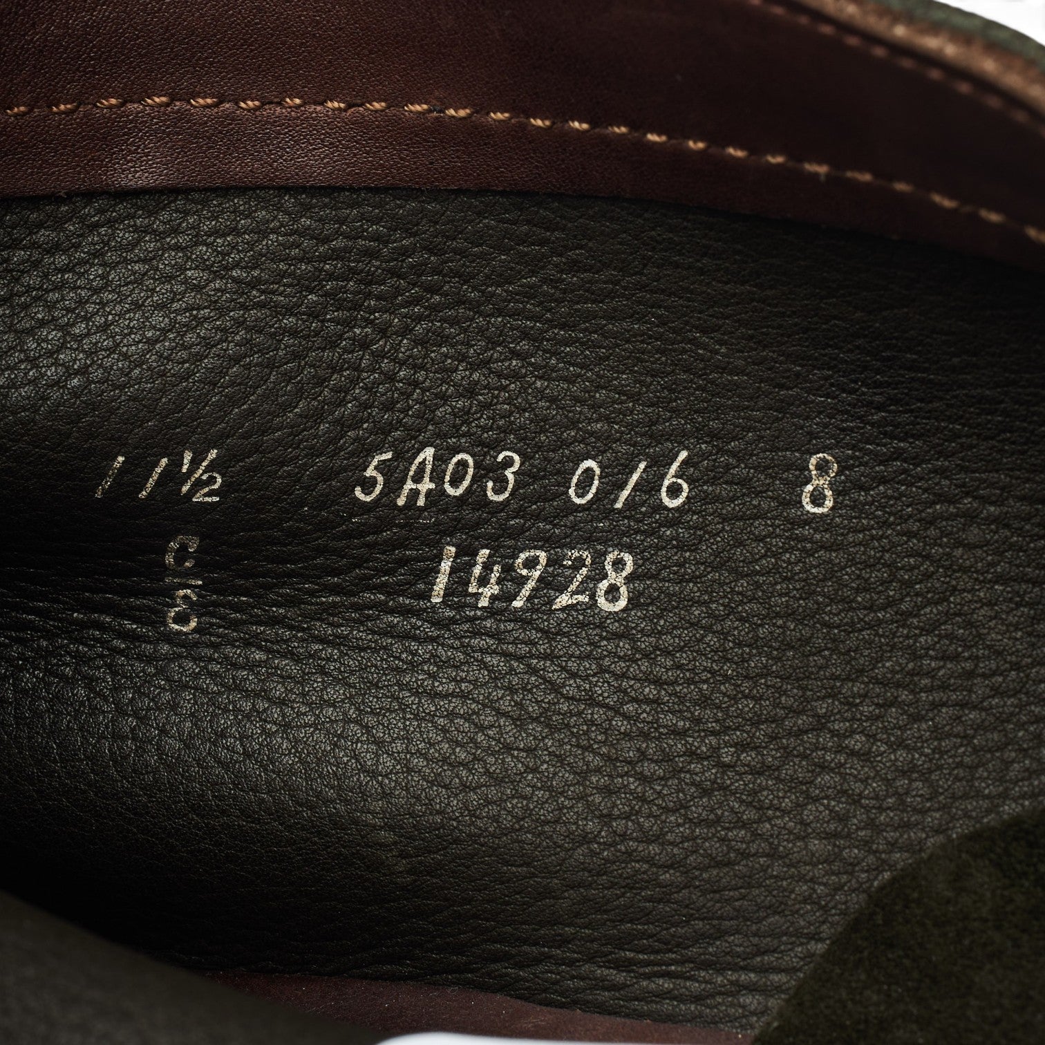 Alden 14928 chukka daim vert pointure 10.5