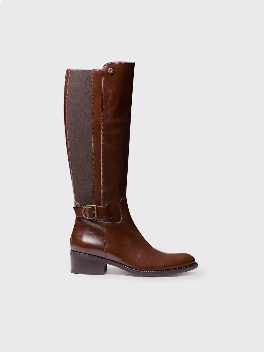 Toni Pons Tacoma-P botte haute femme cuir marron