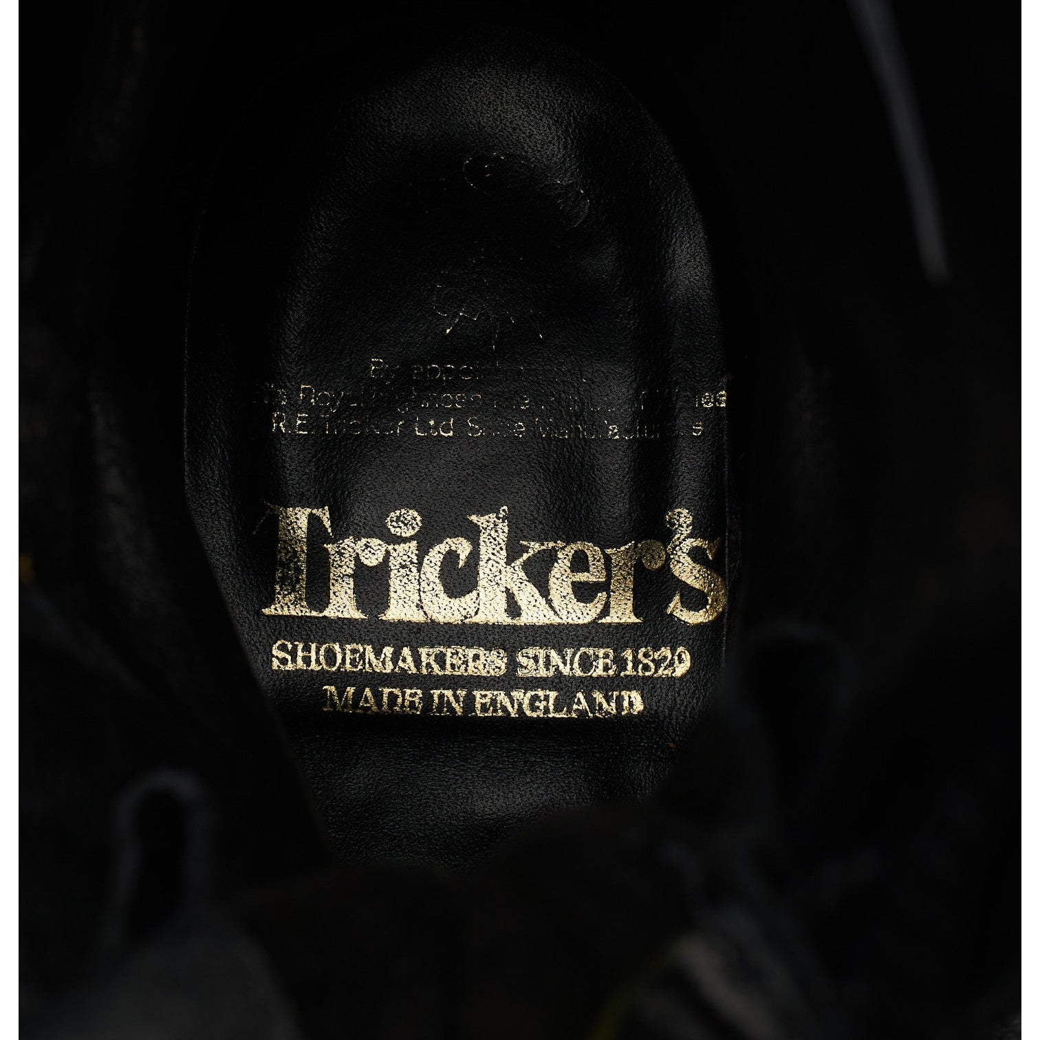 Tricker's Maria bottines cuir noir pointure UK 4,5