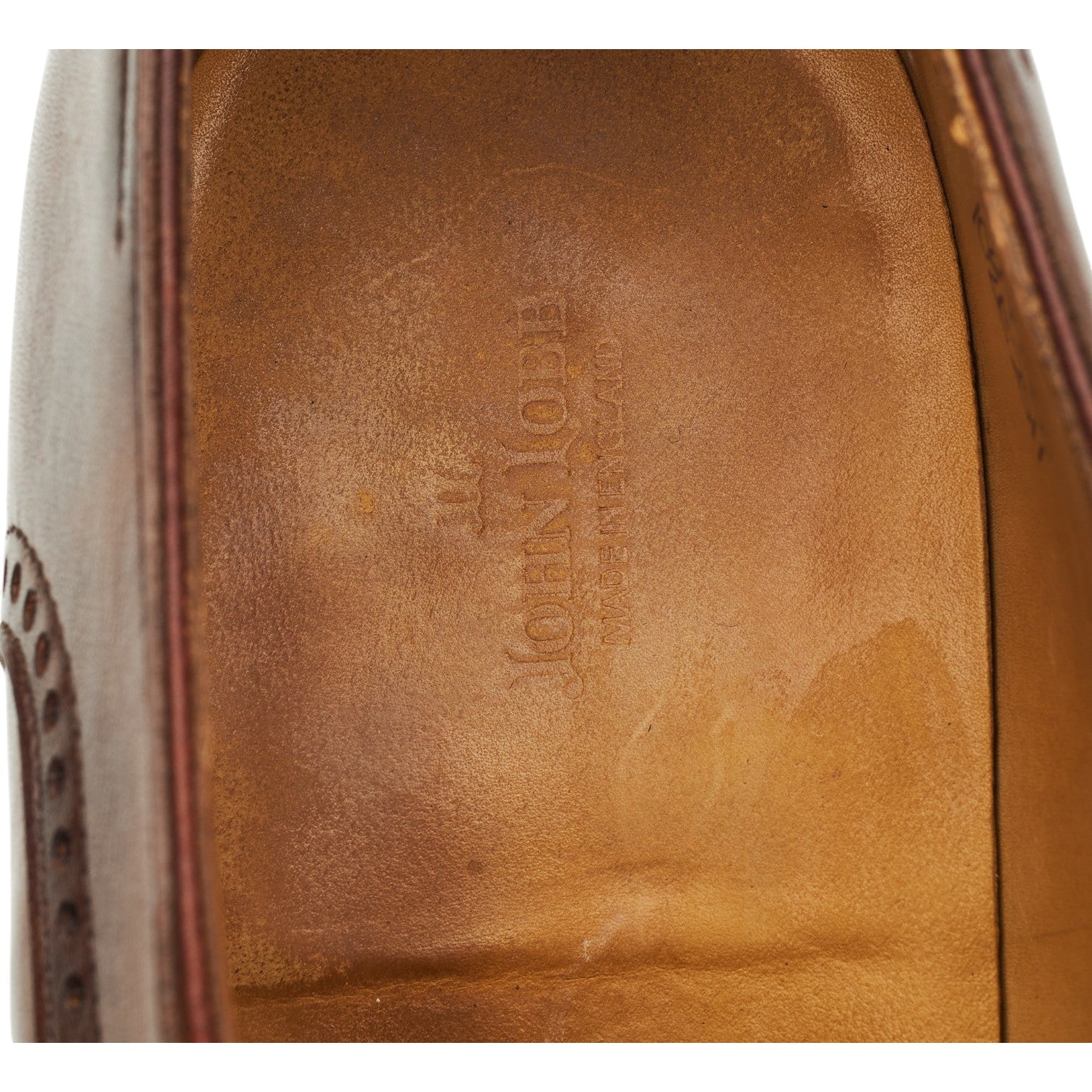 John Lobb Chelmsford derby cuir marron museum UK 10,5
