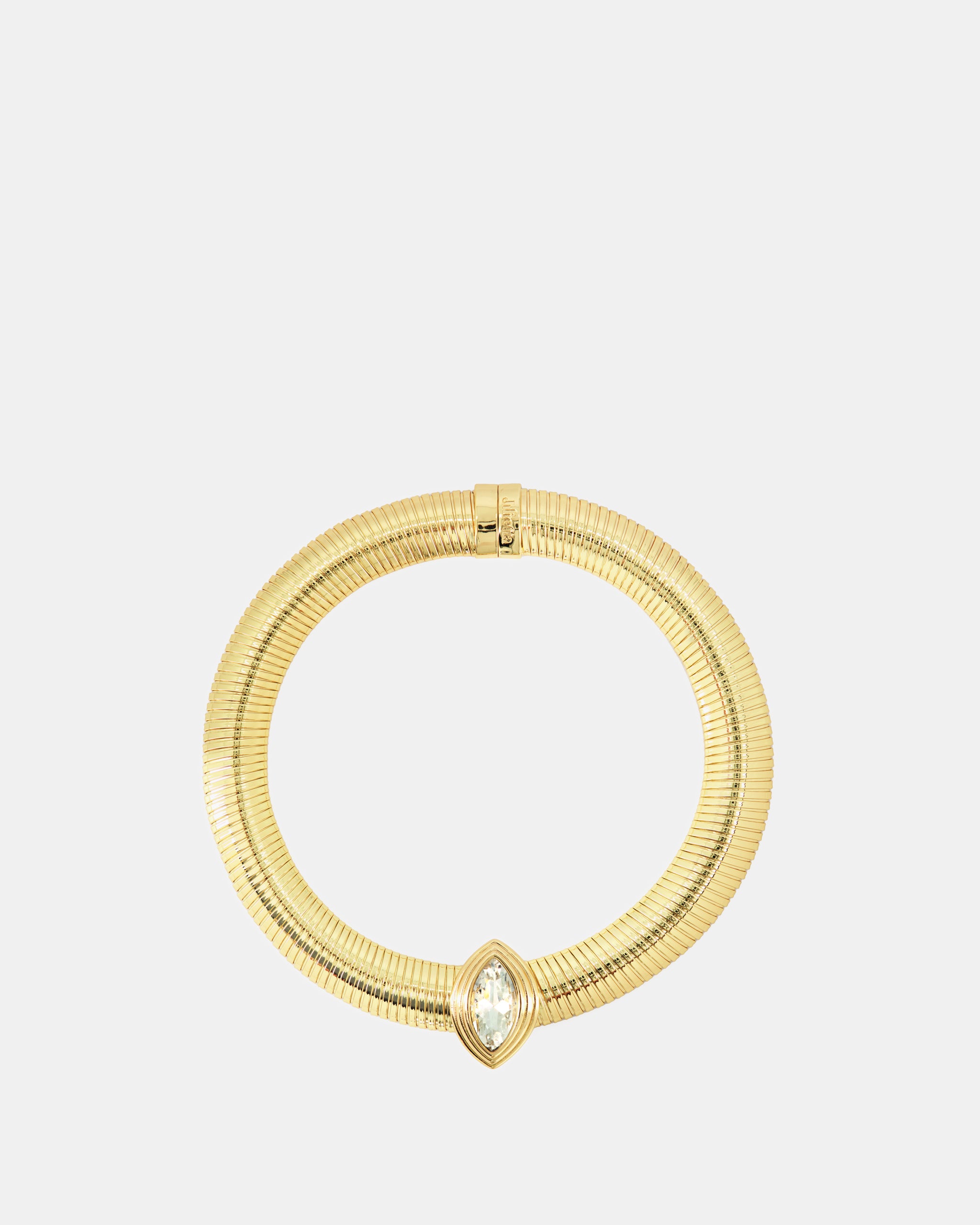 Nodaleto x Julietta Petal collier cristal doré ras du cou
