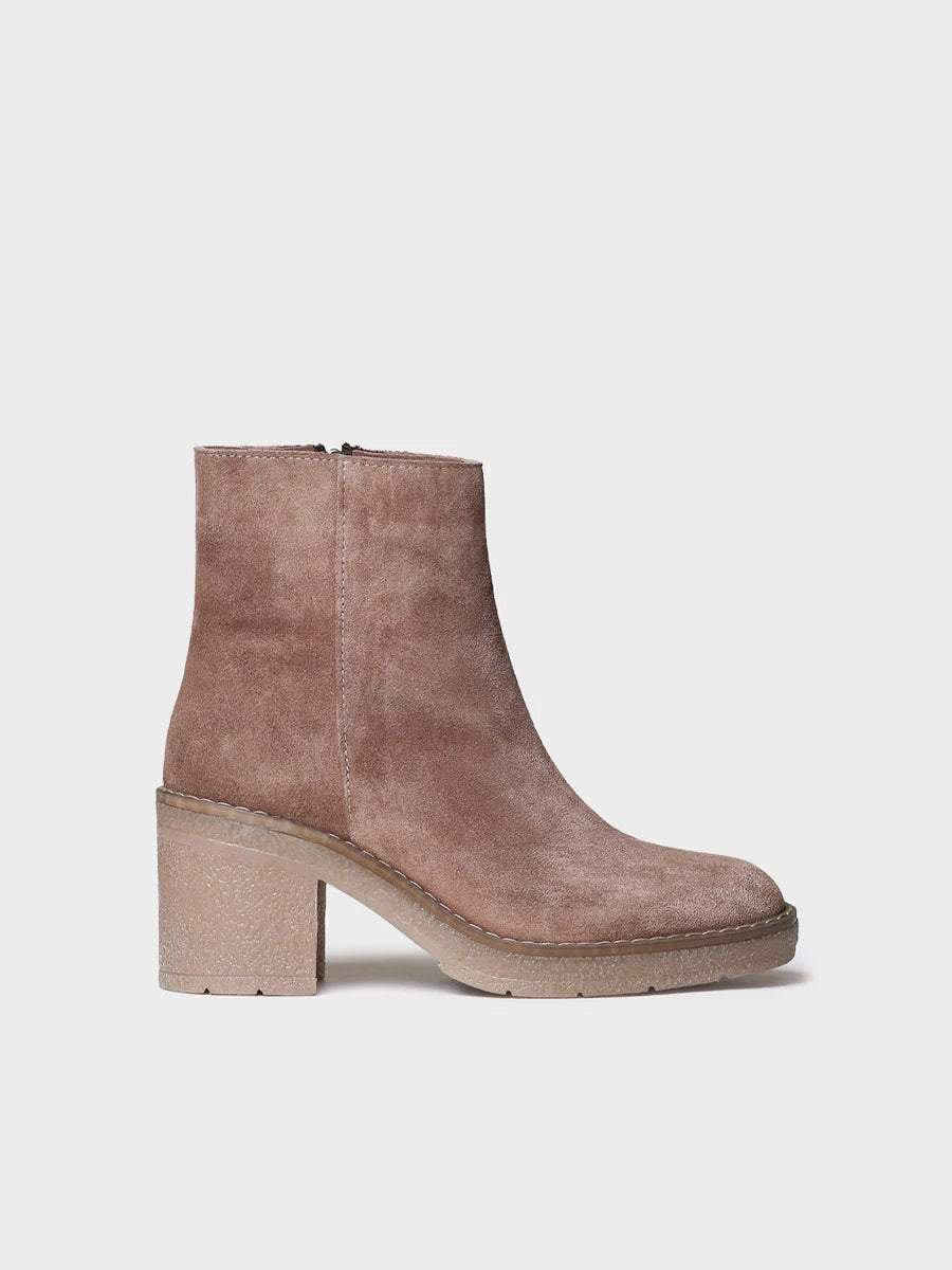 Toni Pons Prades-P bottines cuir femme zip talon 7 cm