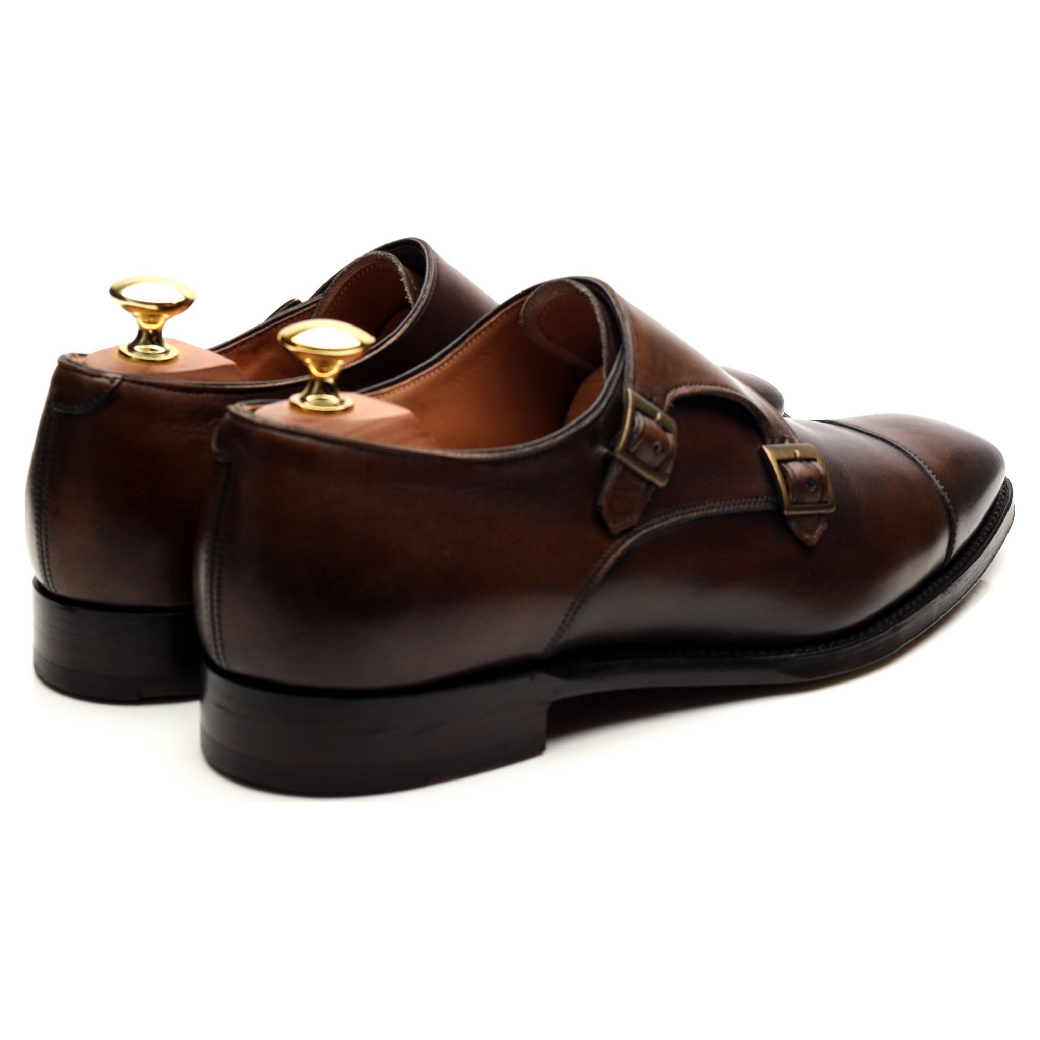 Cheaney Lyndon II bottines monks cuir marron UK 8